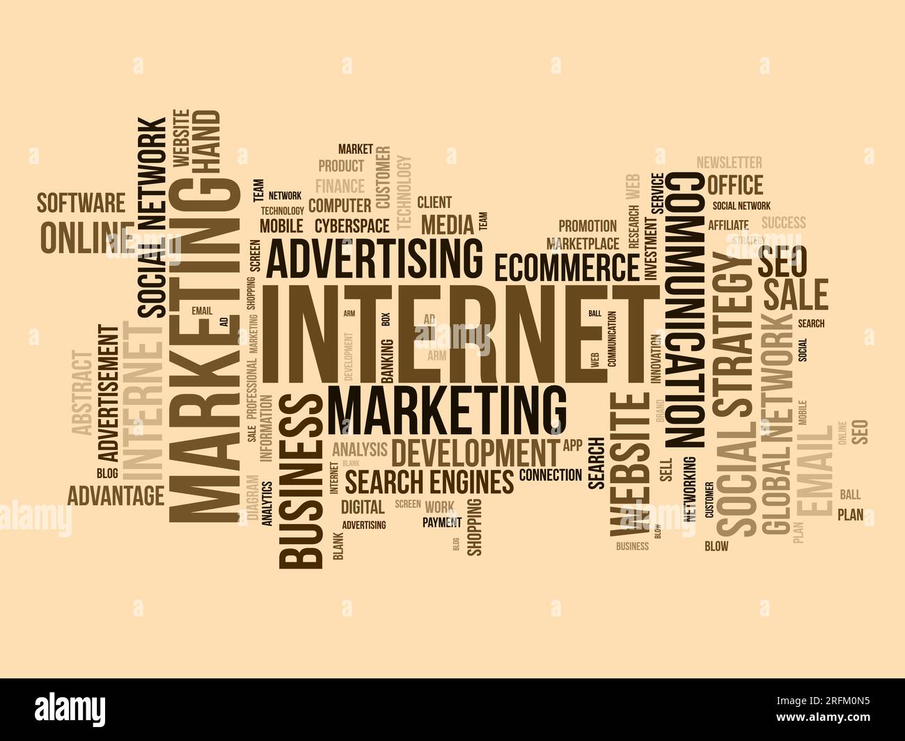 Word cloud background concept for Internet marketing. Web advertising ...