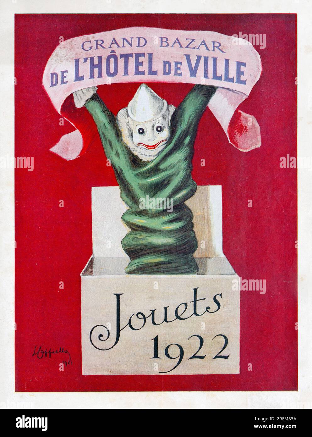 Toys Catalogue cover - Bazar de l'Hôtel de Ville - Jouets 1922 ...
