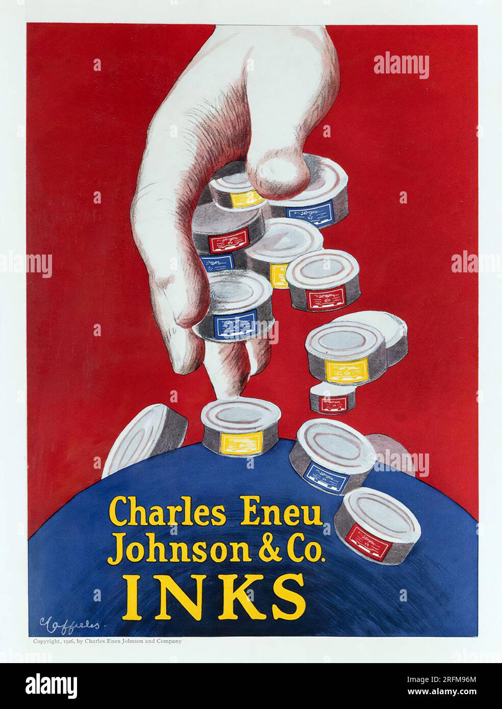 Leonetto Cappiello artwork - Charles Eneu Johnson & Co. Inks ...
