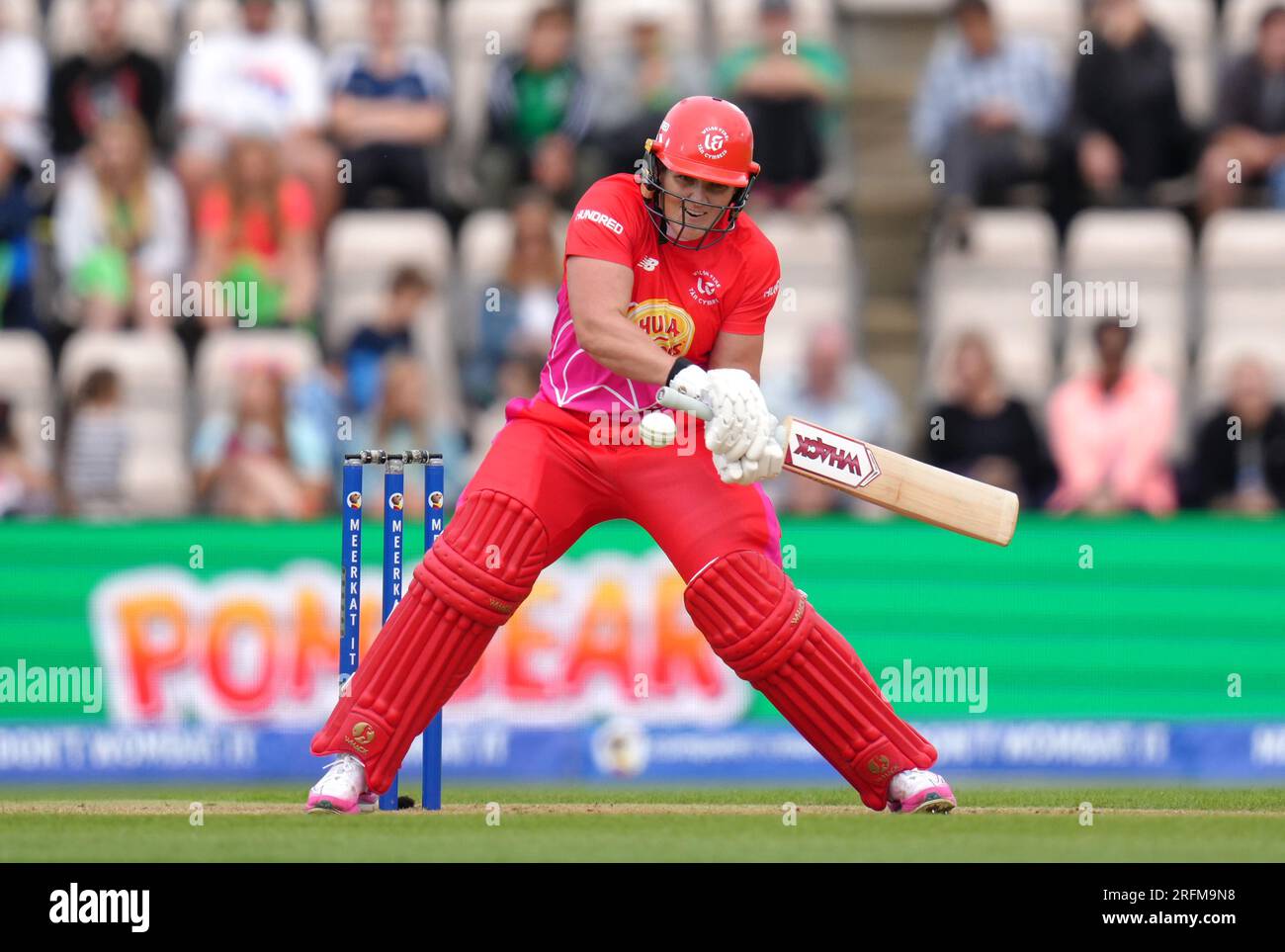 Welsh Fire's Laura Harris during the women's The Hundred match at The Ageas Bowl, Southampton. Picture date: Friday August 4, 2023. Stock Photo