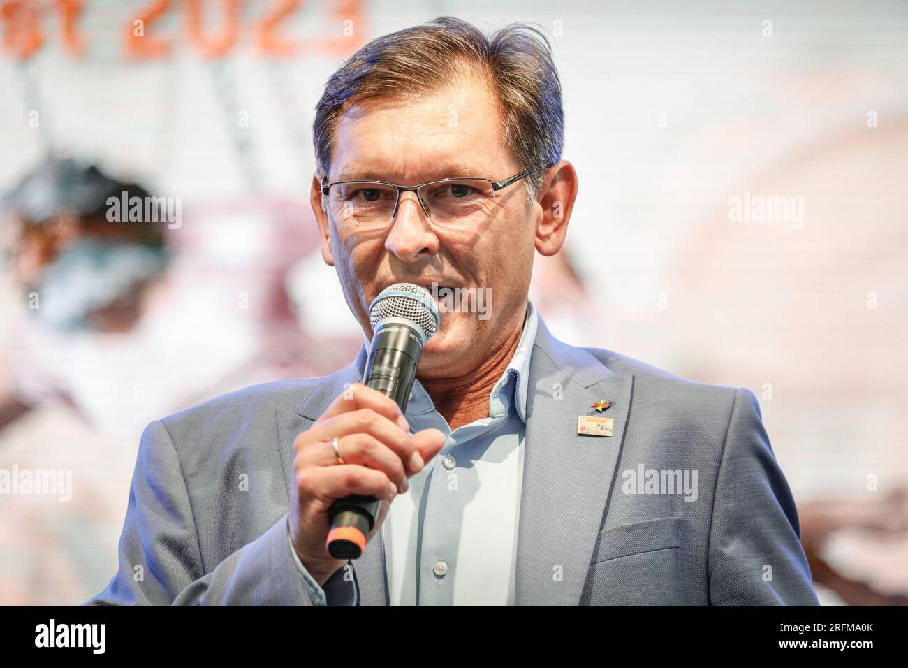 Herne germany 04th august 2023 frank dudda prime minister of north