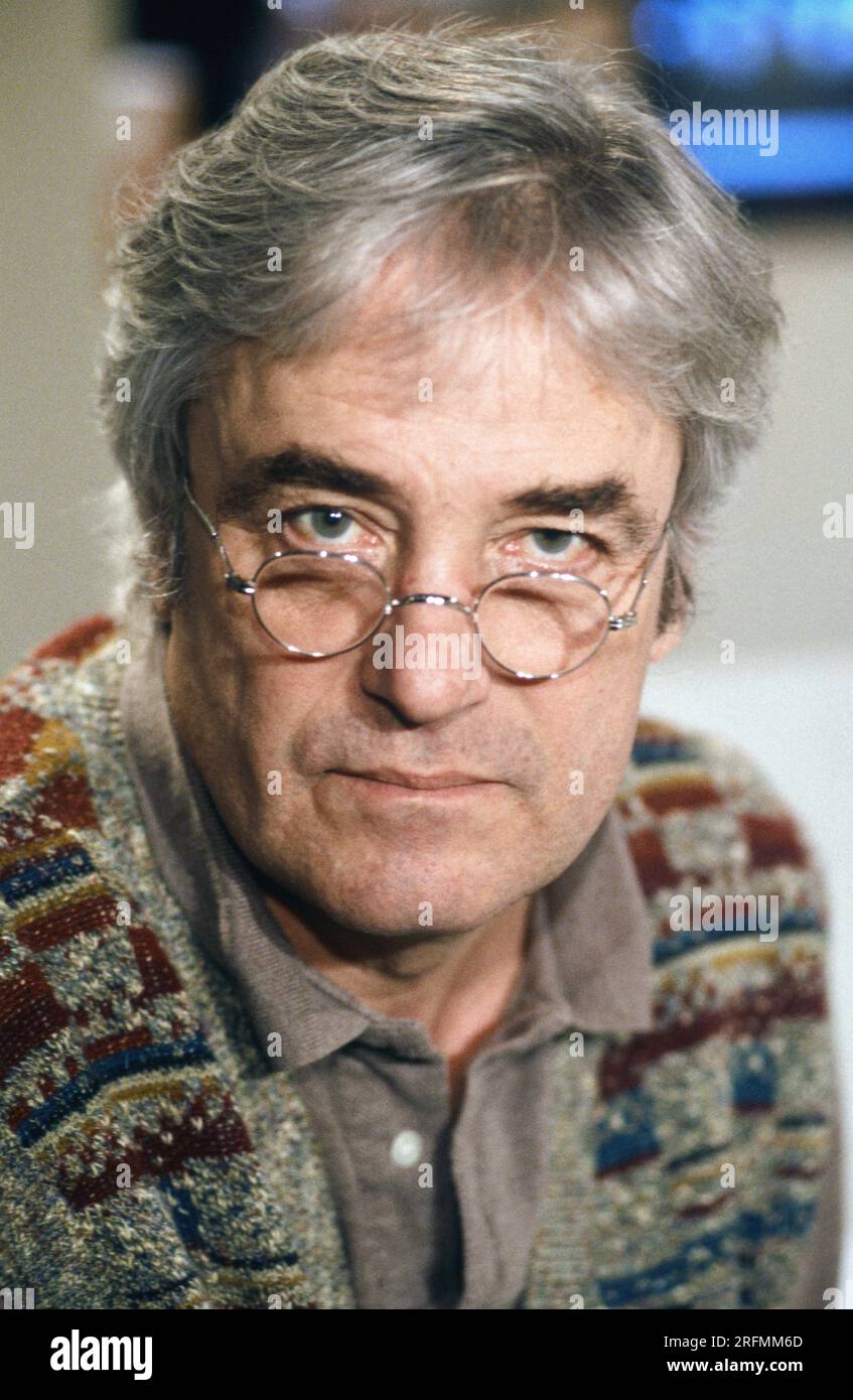 Portrait of Polish director Andrzej Zulawski, circa 1995. Stock Photo