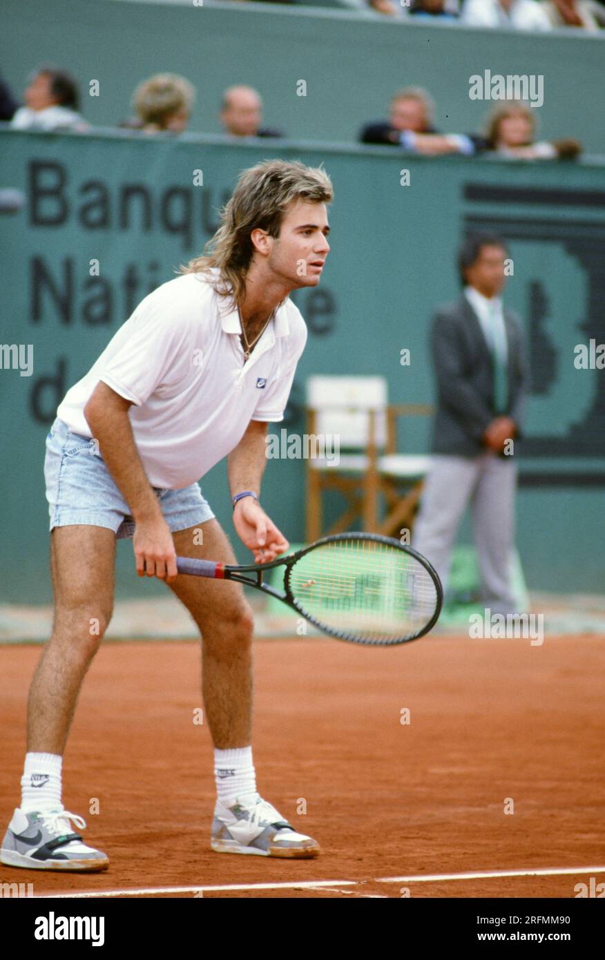 Andre agassi denim shorts hi-res stock photography and images - Alamy