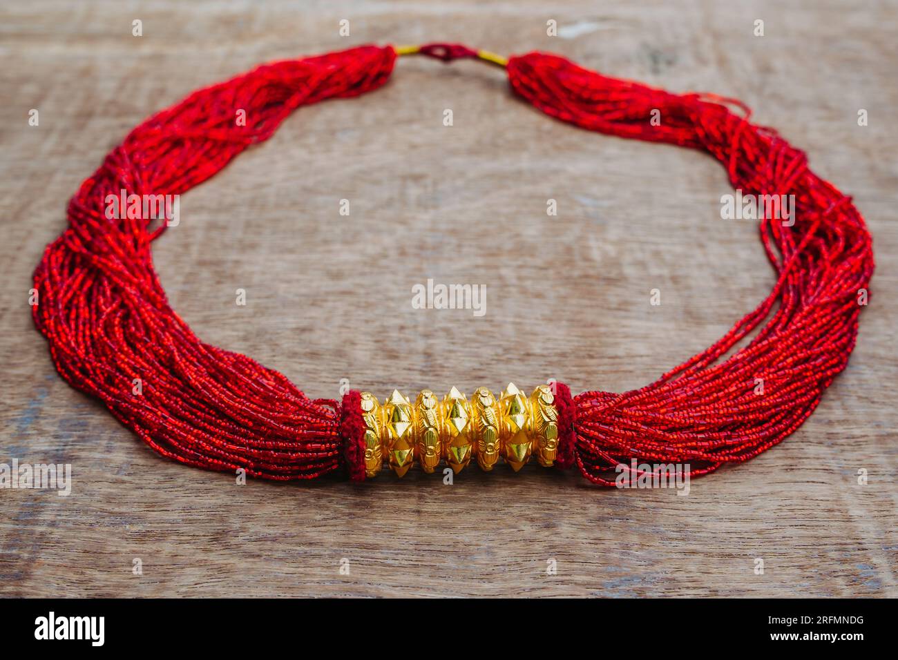 Nepali traditional gold Jewellery Stock Photo Alamy