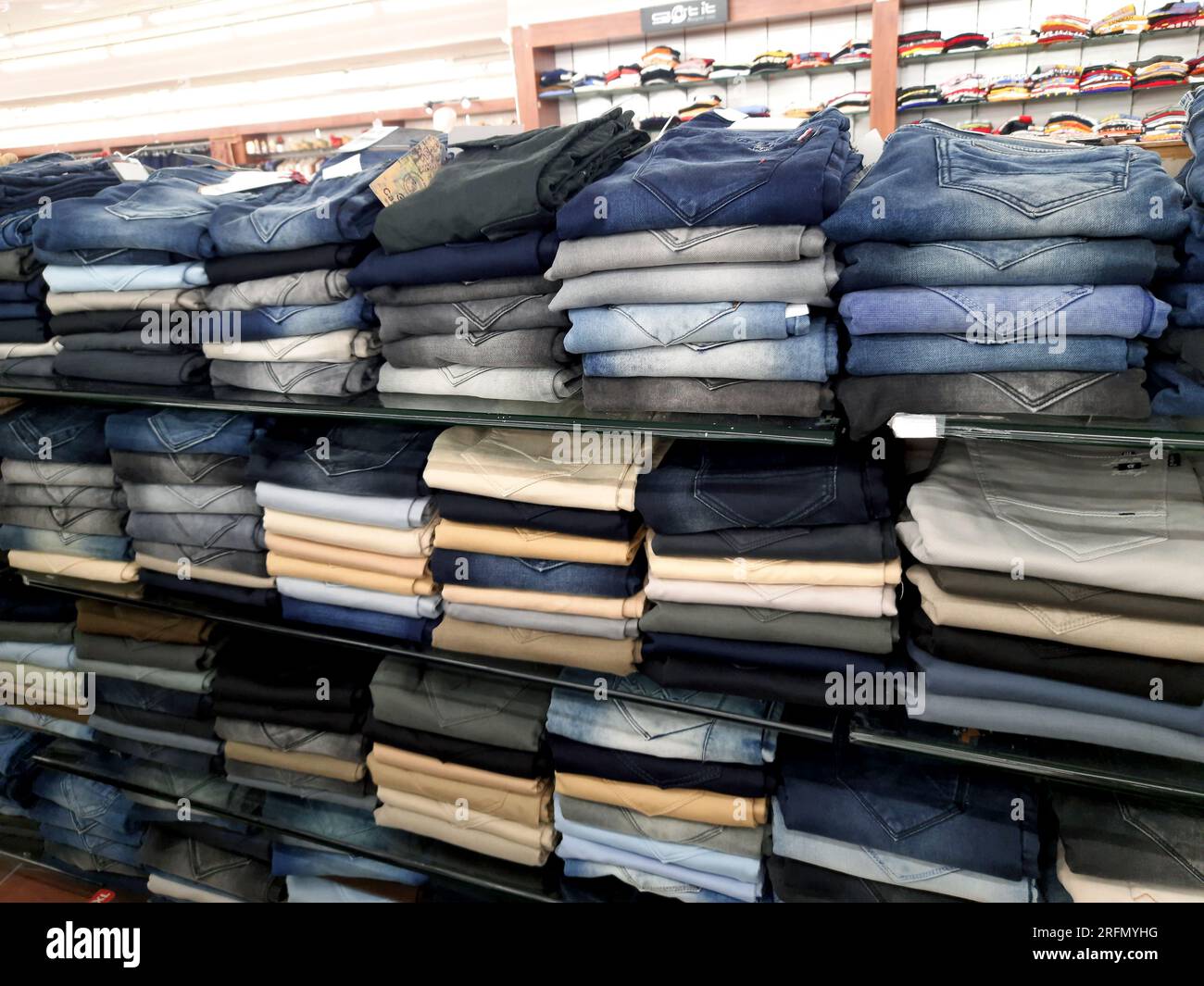 18-10-2021 Indore, M.P. India, Modern luxury store with mens clothing  inside shopping center Stock Photo - Alamy