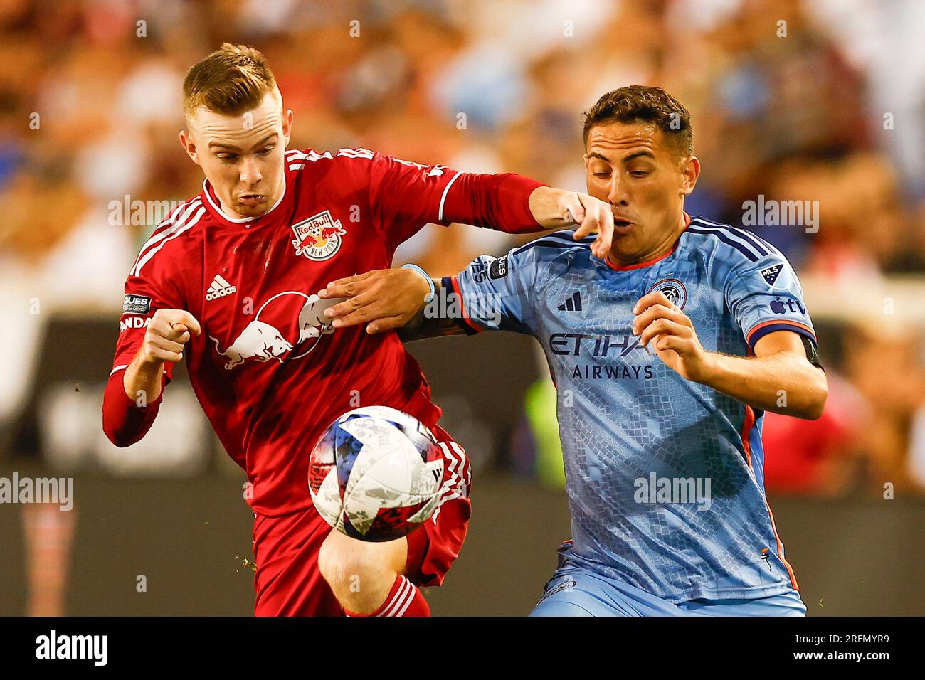 HARRISON, NJ AUGUST 03 Braian Cufré 3 of New York City FC amd