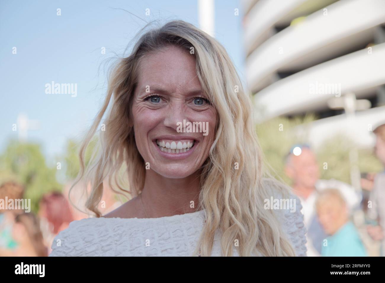 Cap of Agde,France.24th June,2023.Aurore Delplace attends the festival