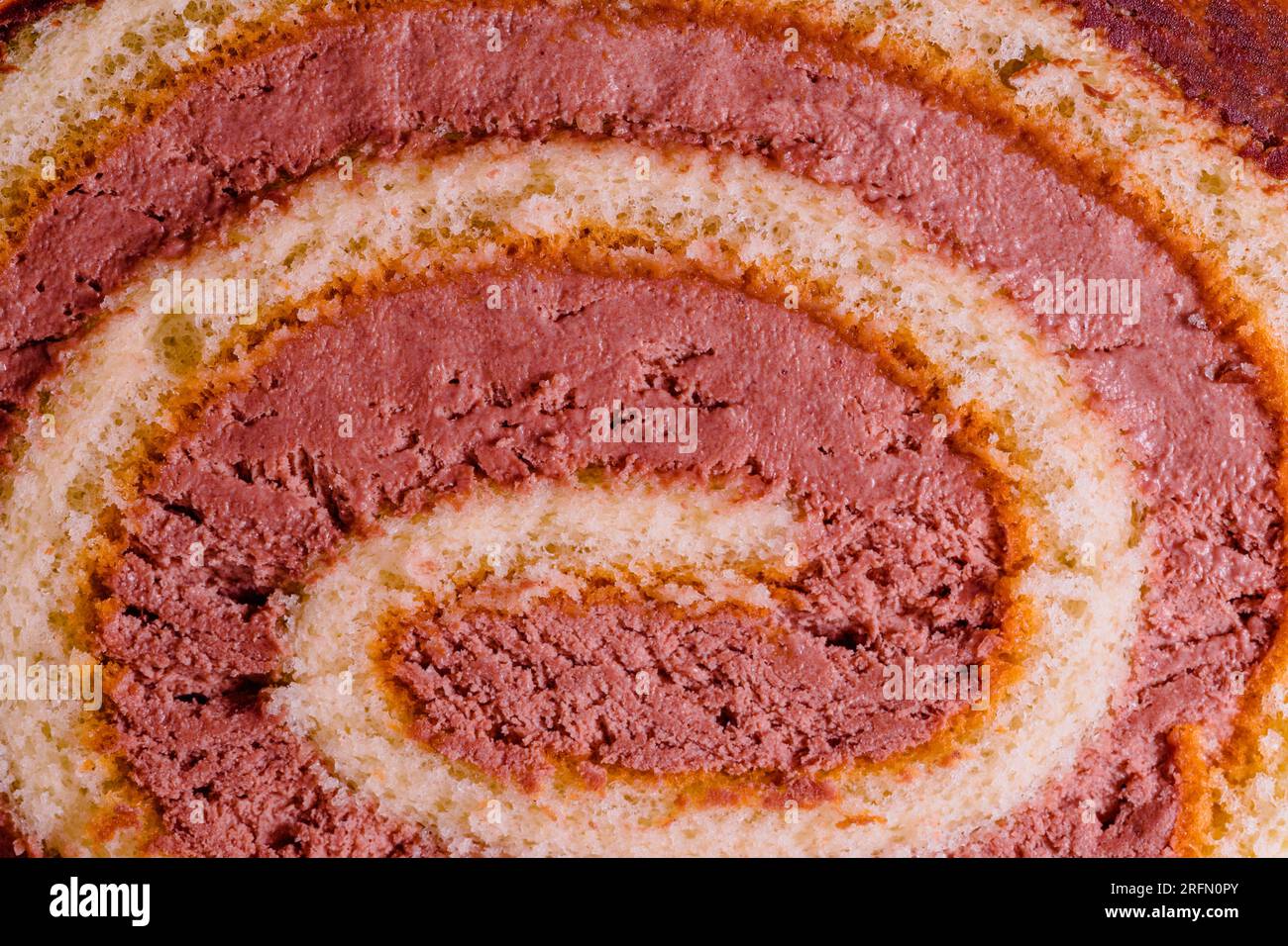 Christmas crop. Traditional Christmas dessert, Christmas yule cake with