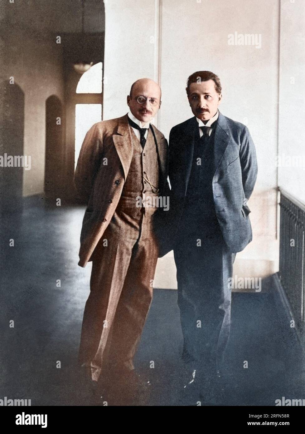 Fritz Haber and Albert Einstein, c. 1914 Stock Photo - Alamy