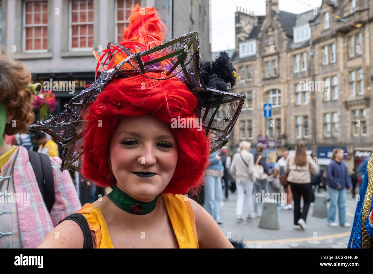 Edinburgh, Scotland, UK. 4th August, 2023. A performer on The Royal