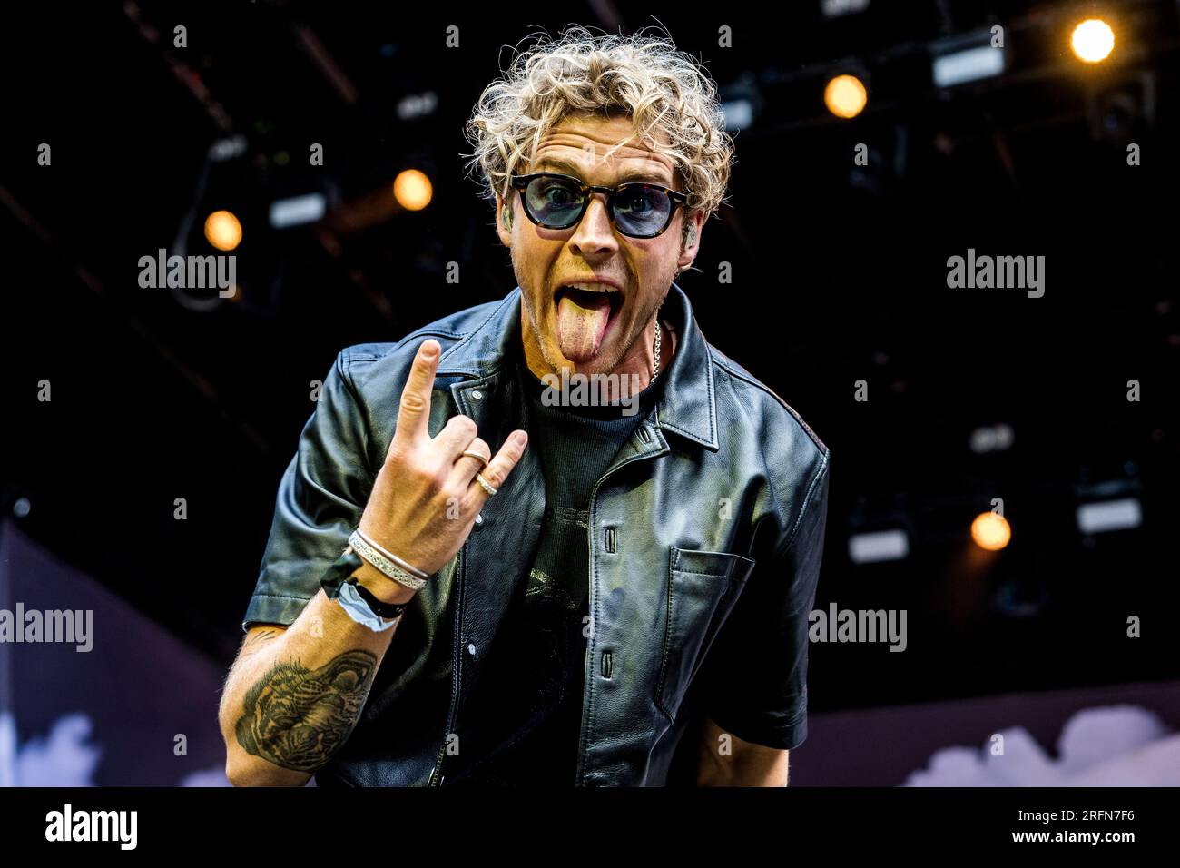 Denmark. 04th, August 2023. The Danish pop singer and