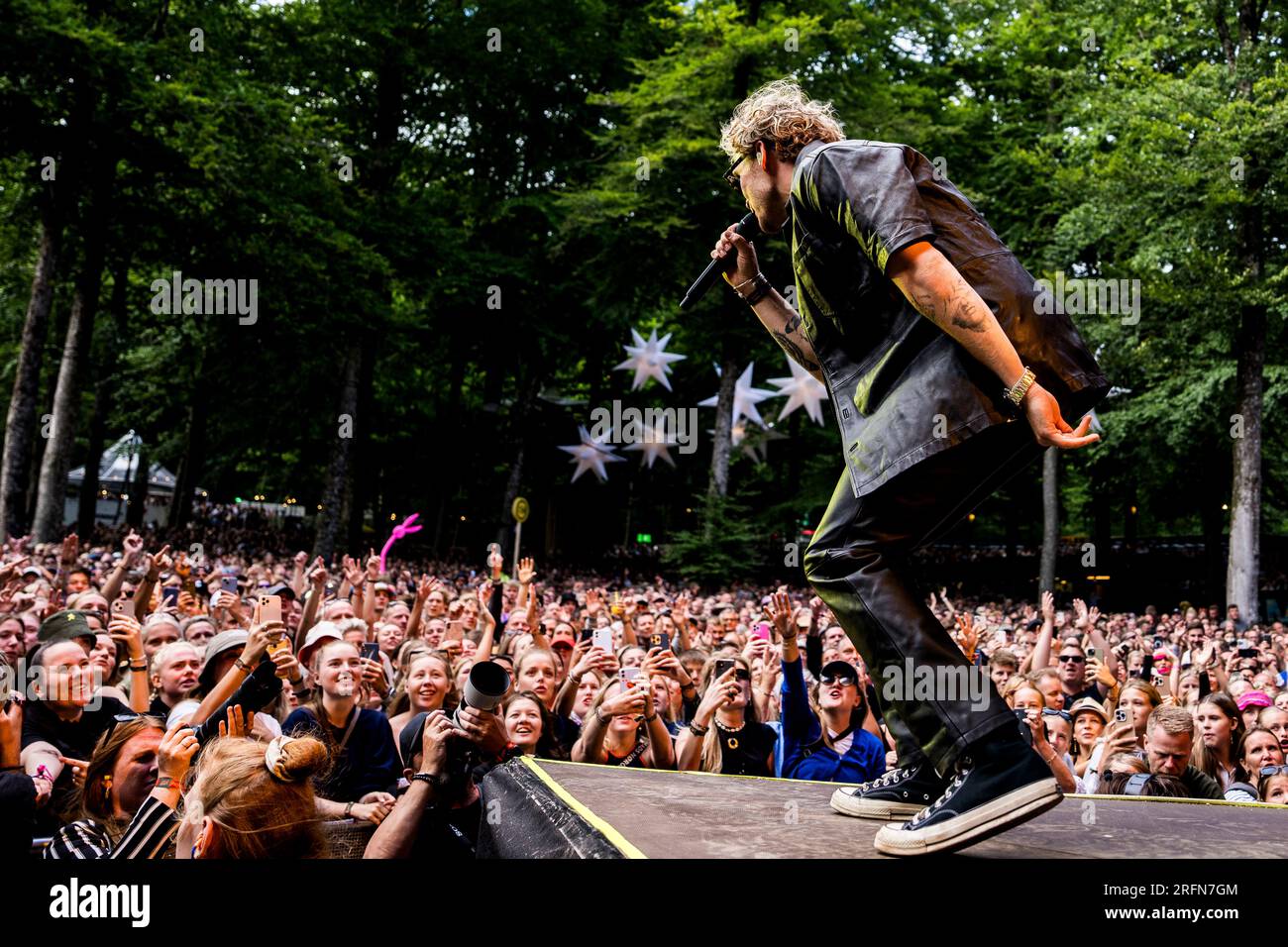 Skanderborg, Denmark. 04th, August 2023. The Danish pop singer and