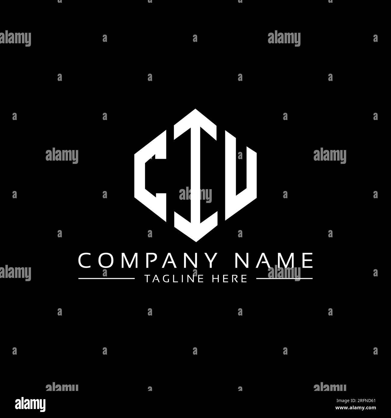 Ciu logo design hi-res stock photography and images - Alamy