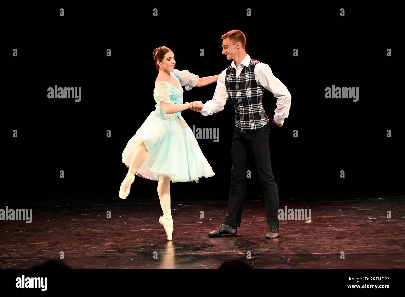 Edinburgh, Scotland, UK. 2nd Aug 2023. Edinburgh Fringe:Assembly's Gala launch celebrates the opening of the 2023 programme of over 180 shows. It highlights some of the biggest and best productions.  Kyiv City Ballet on stage. Credit: Craig Brown/Alamy Live News Stock Photo