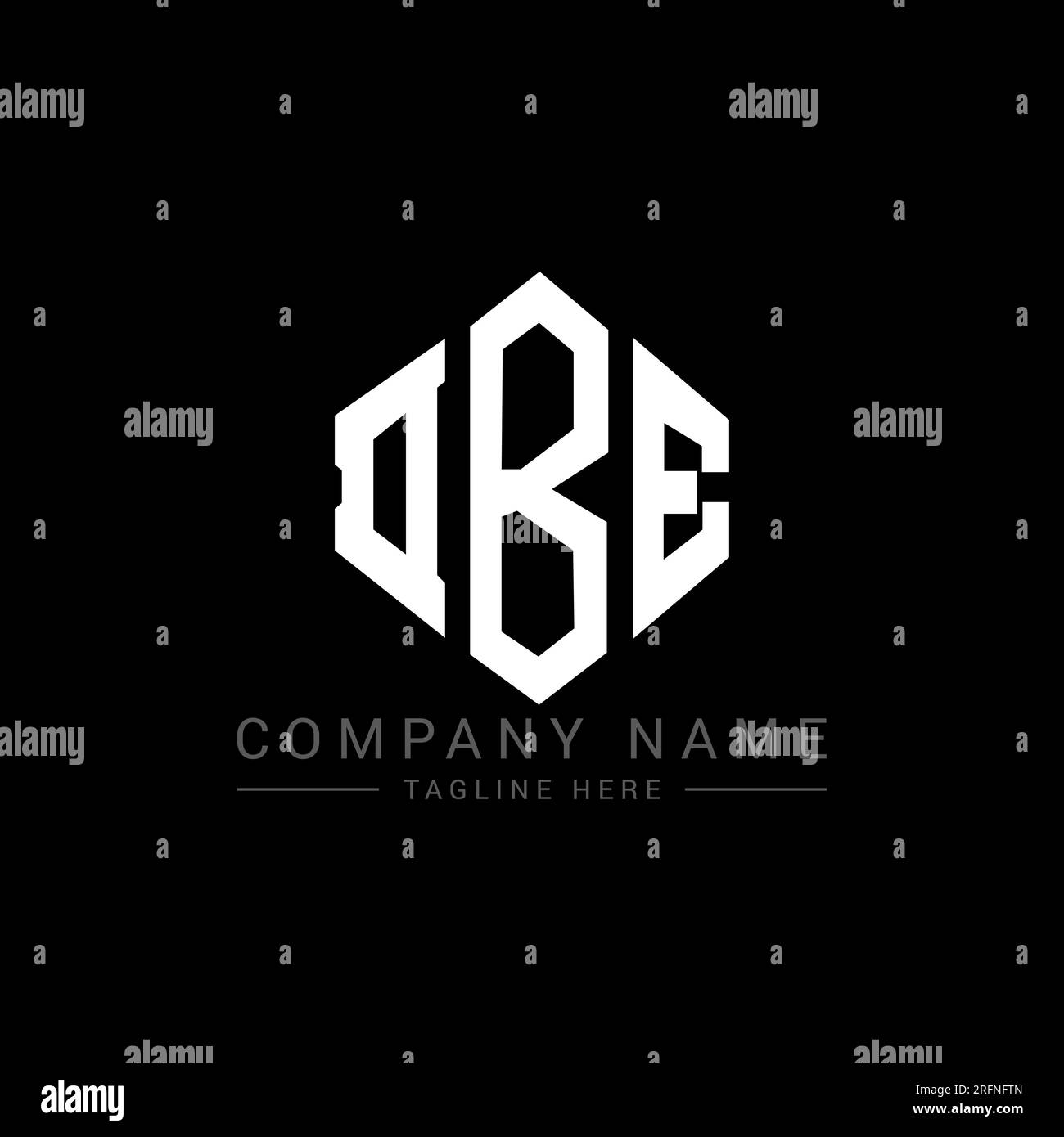 DBE letter logo design with polygon shape. DBE polygon and cube shape