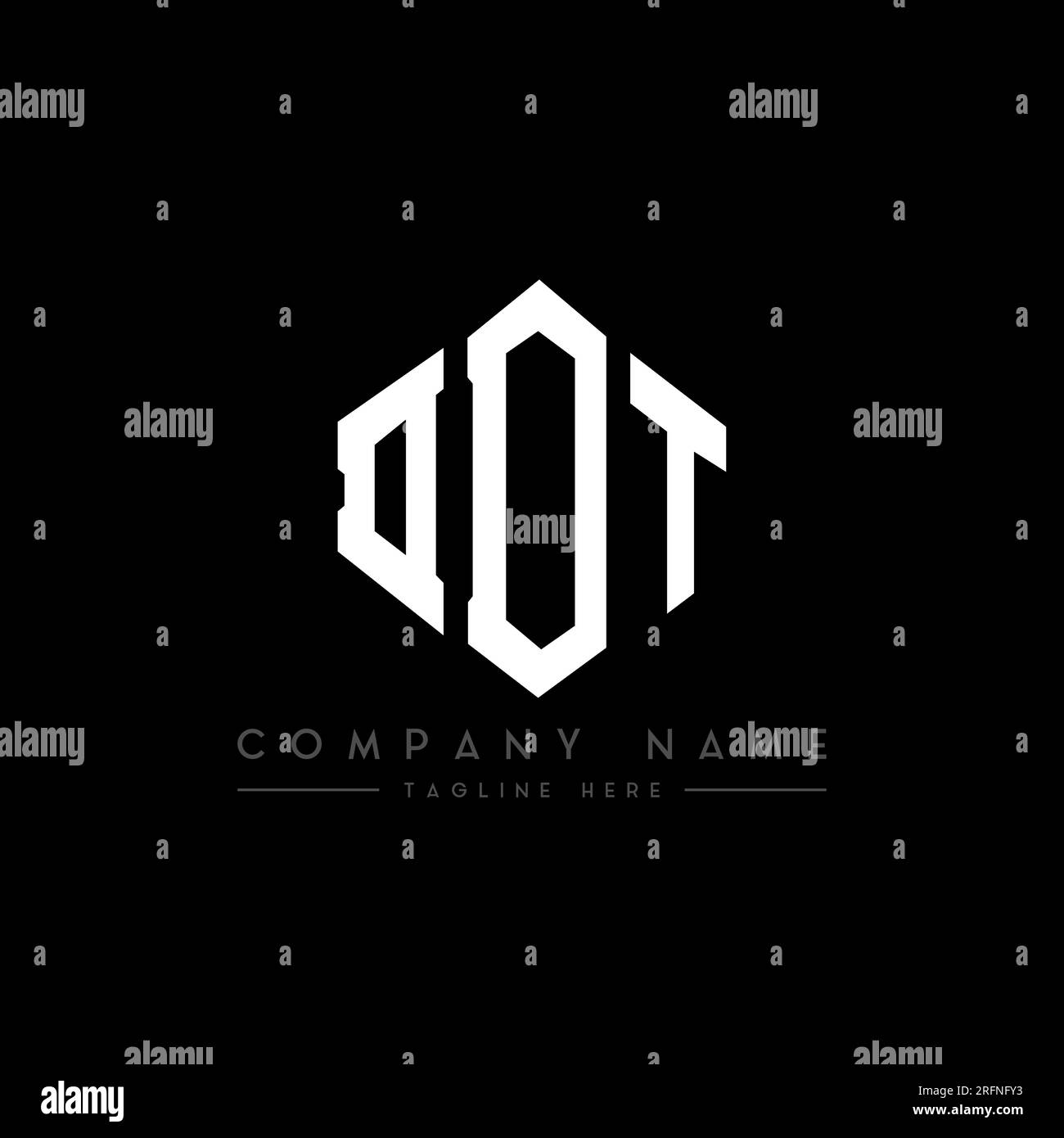 DDT letter logo design with polygon shape. DDT polygon and cube shape ...