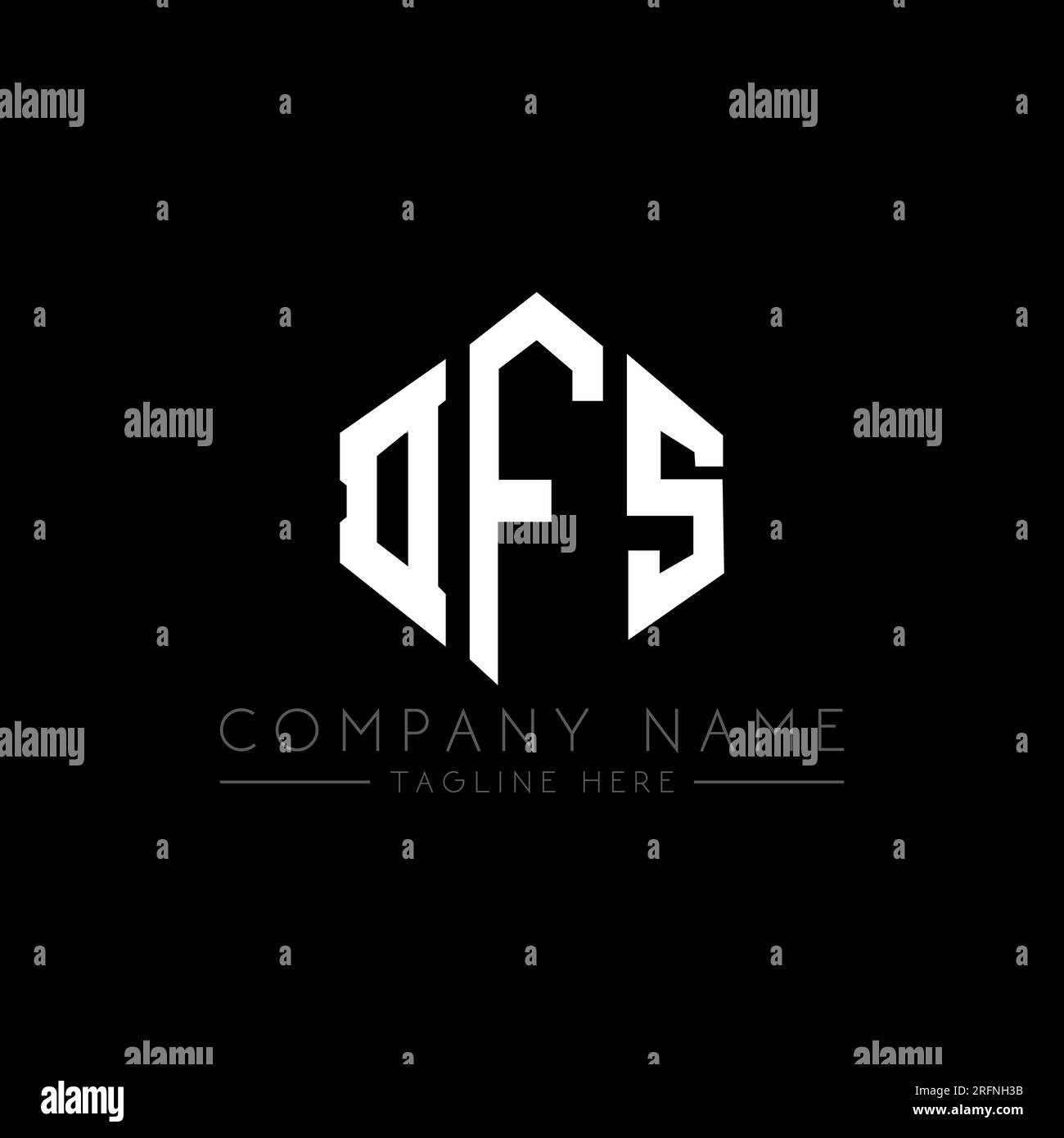 DFS letter logo design in six style. DFS polygon, circle, triangle,  hexagon, flat and simple style with black and white color variation letter  logo se Stock Vector Image & Art - Alamy