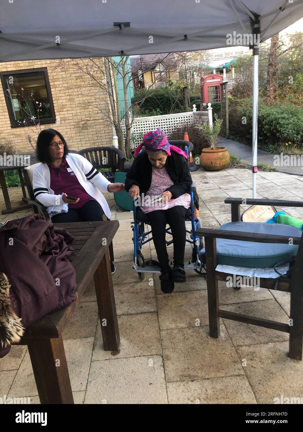 England London, Clapham South, Nightingale House, Nursing Care Stock