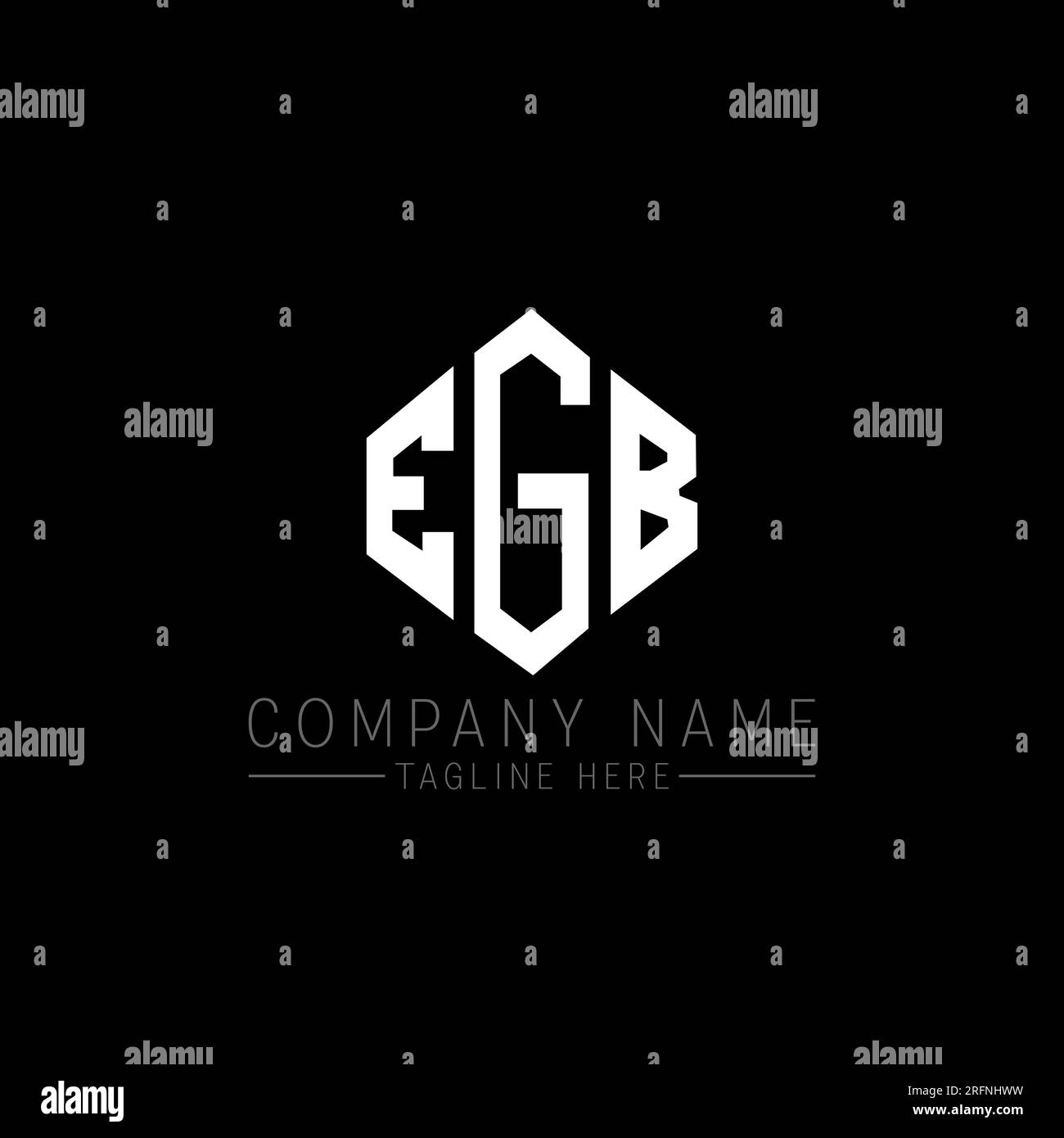 EGB letter logo design with polygon shape. EGB polygon and cube shape logo  design. EGB hexagon vector logo template white and black colors. EGB monogr  Stock Vector Image \u0026 Art - Alamy, image size:1300x1390