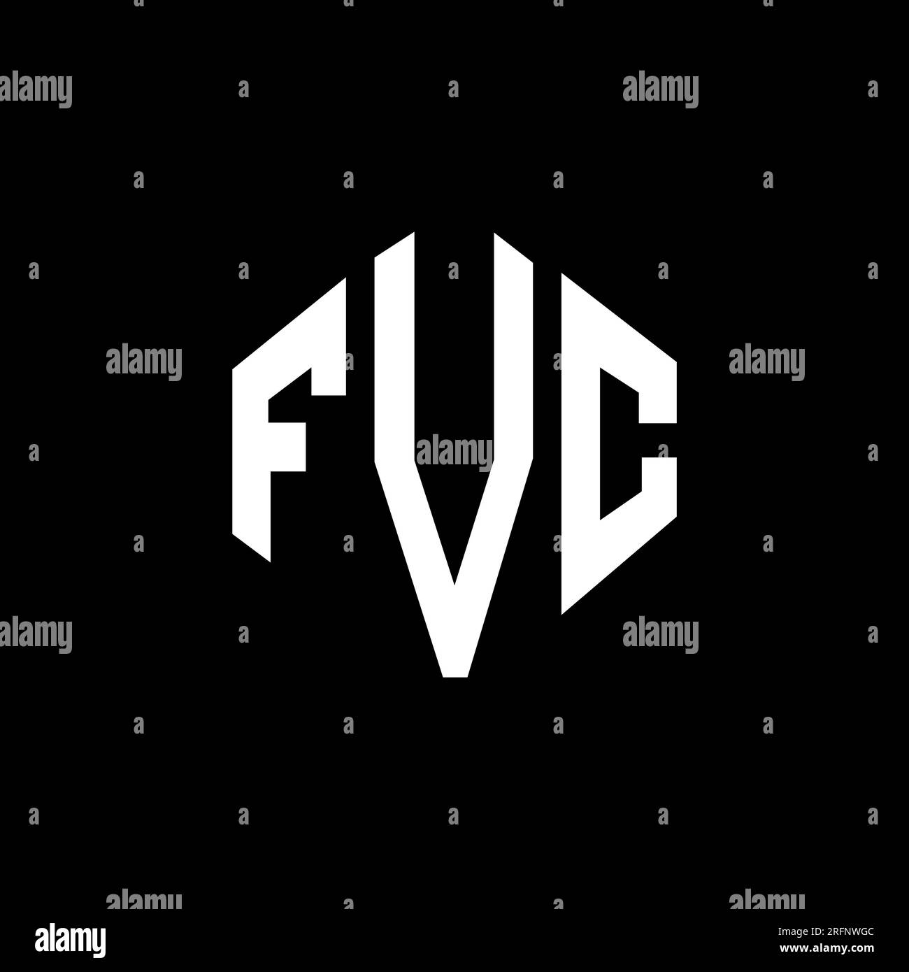 Fvc logo design Black and White Stock Photos & Images - Alamy