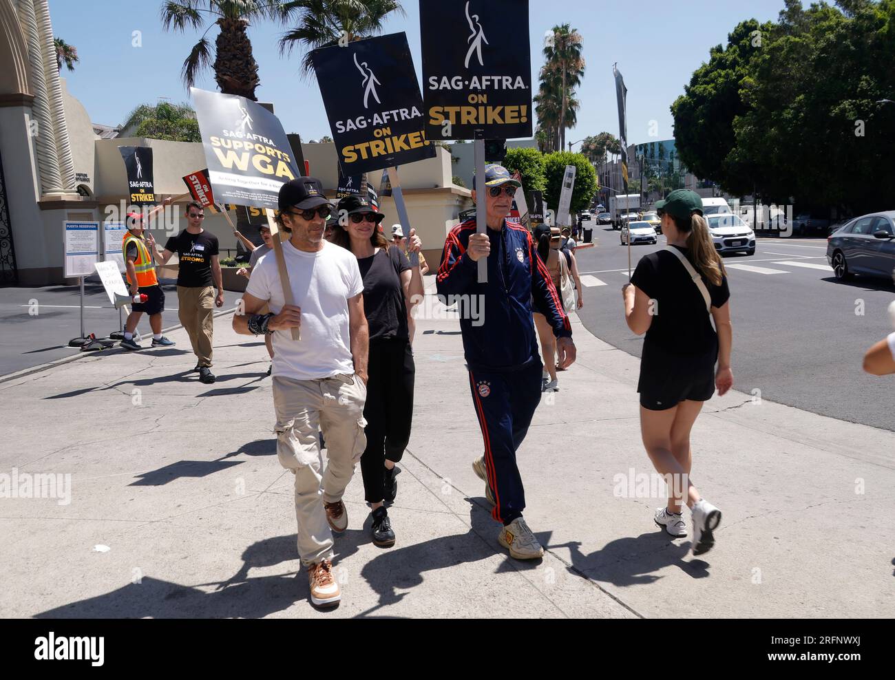 4 August 2023 Hollywood, California - Jeanne Tripplehorn. SAG-AFTRA and