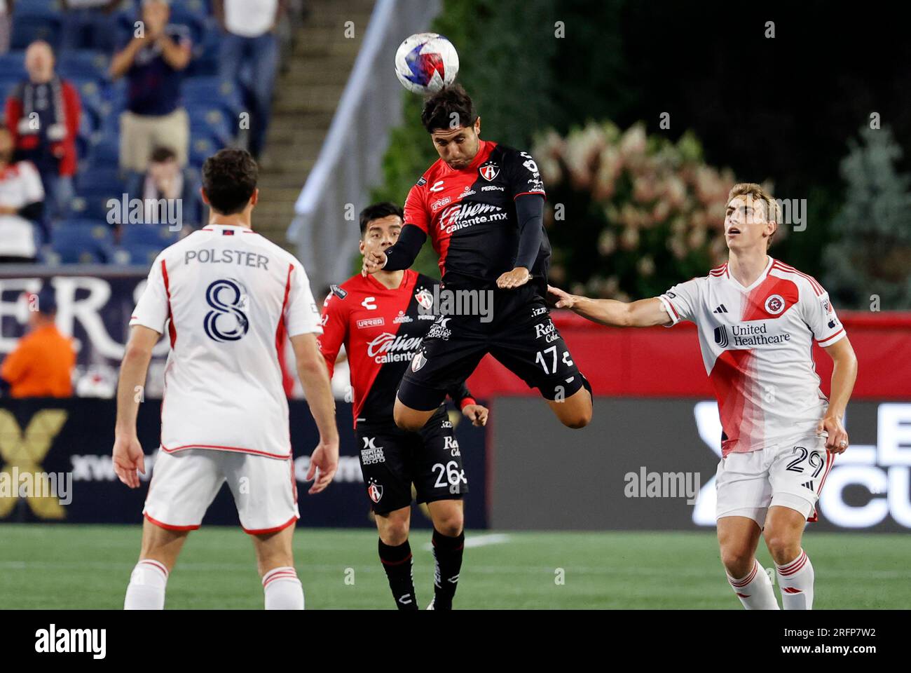 FOXBOROUGH, MA AUGUST 03 Atlas Fútbol Club midfielder Jaziel
