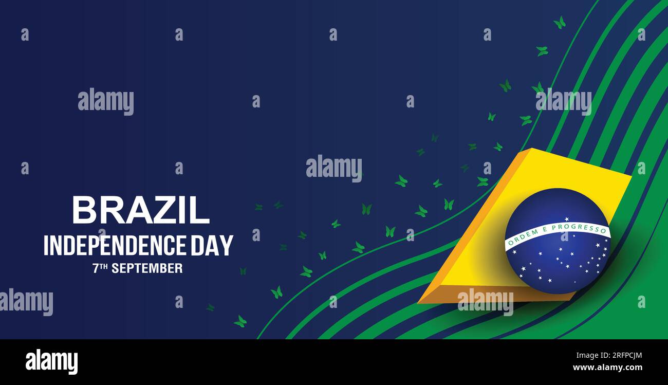 Brazil independence poster Stock Vector Images - Alamy