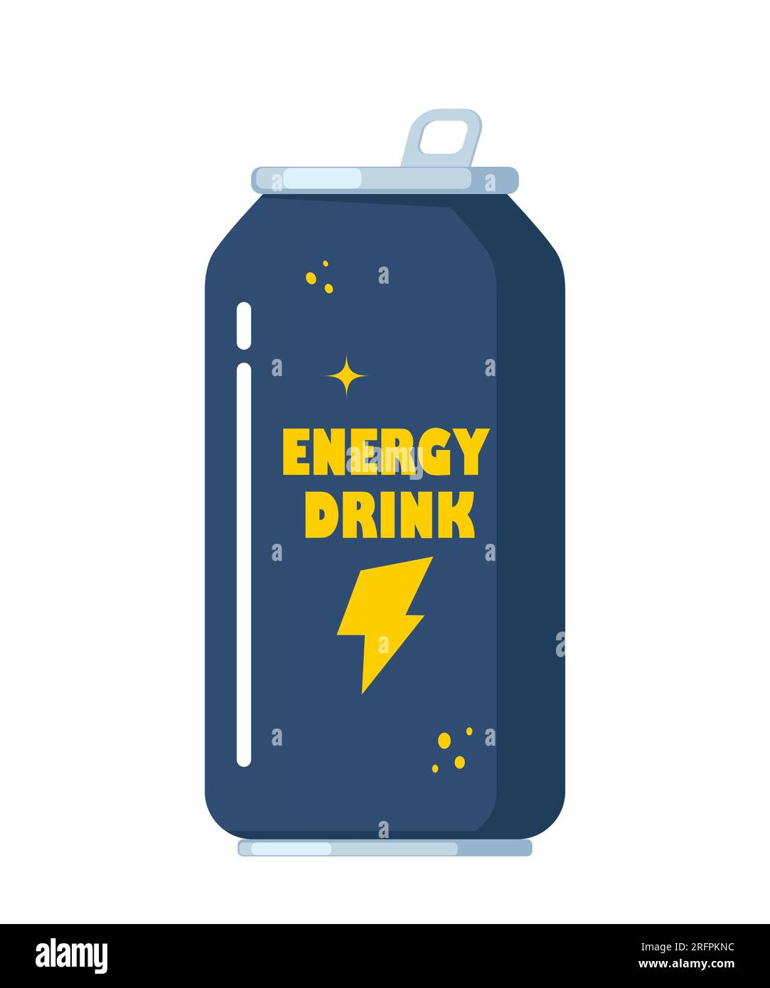 Energy Drink Can Vector Icon. Soft drink can. Soda drink aluminum can