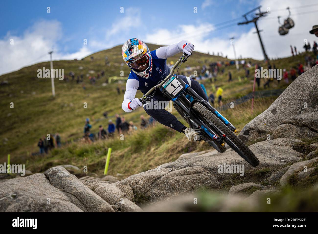 Biker Loic Bruni of France in action during the UCI Cycling World