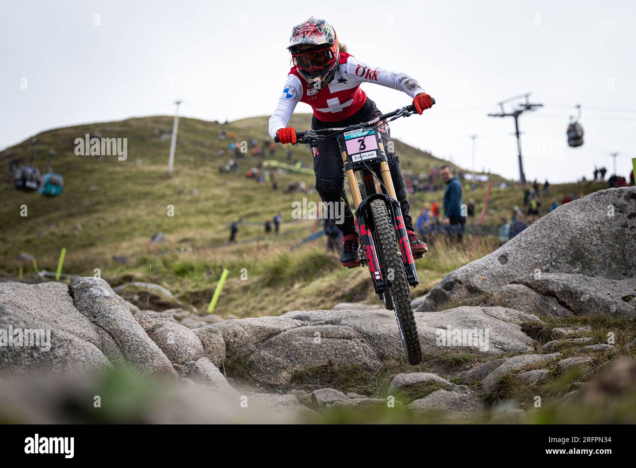 Biker Camille Balanche of Schwitzerland in action during the UCI