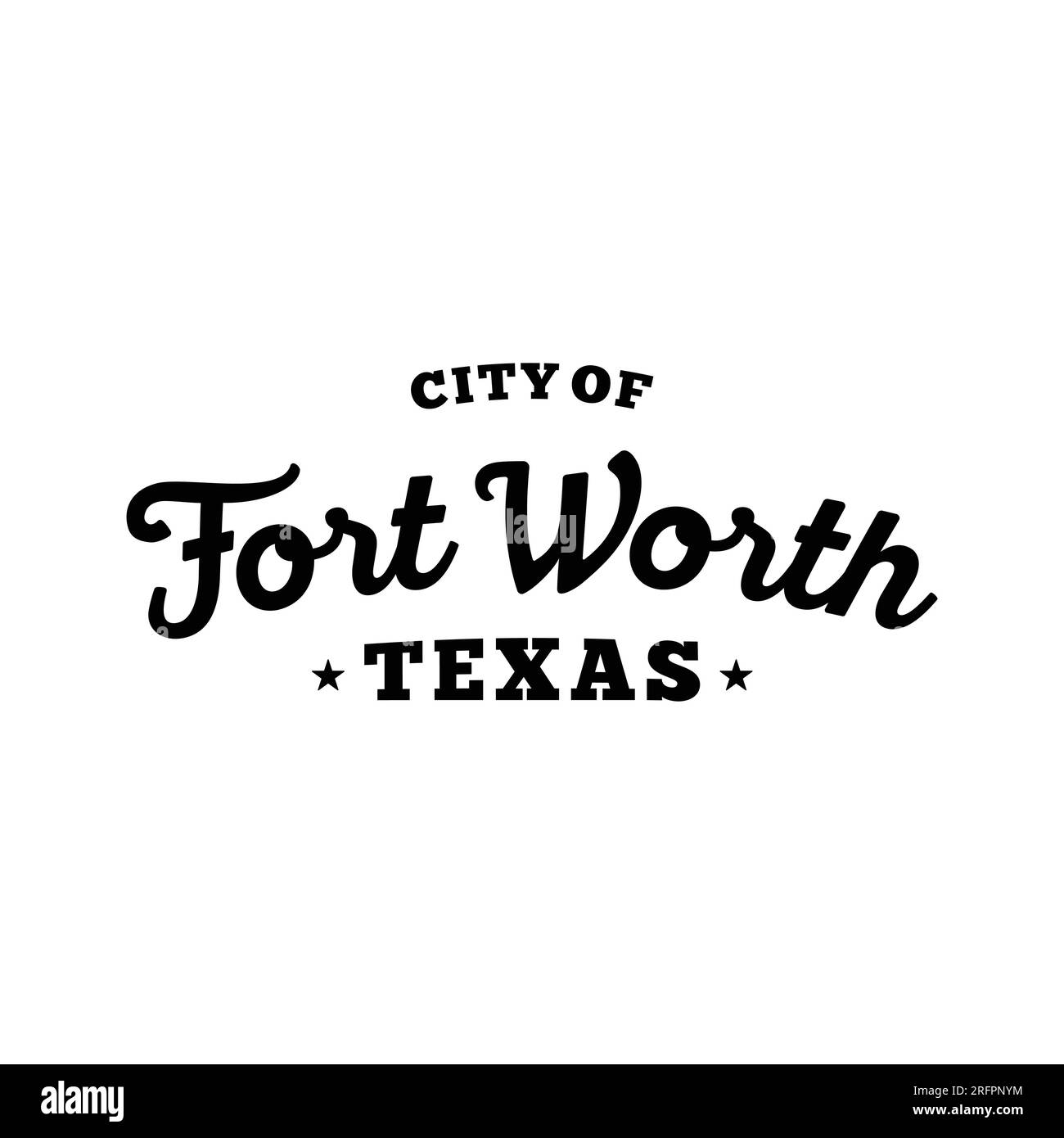 City of fort worth lettering design fort worth typography design