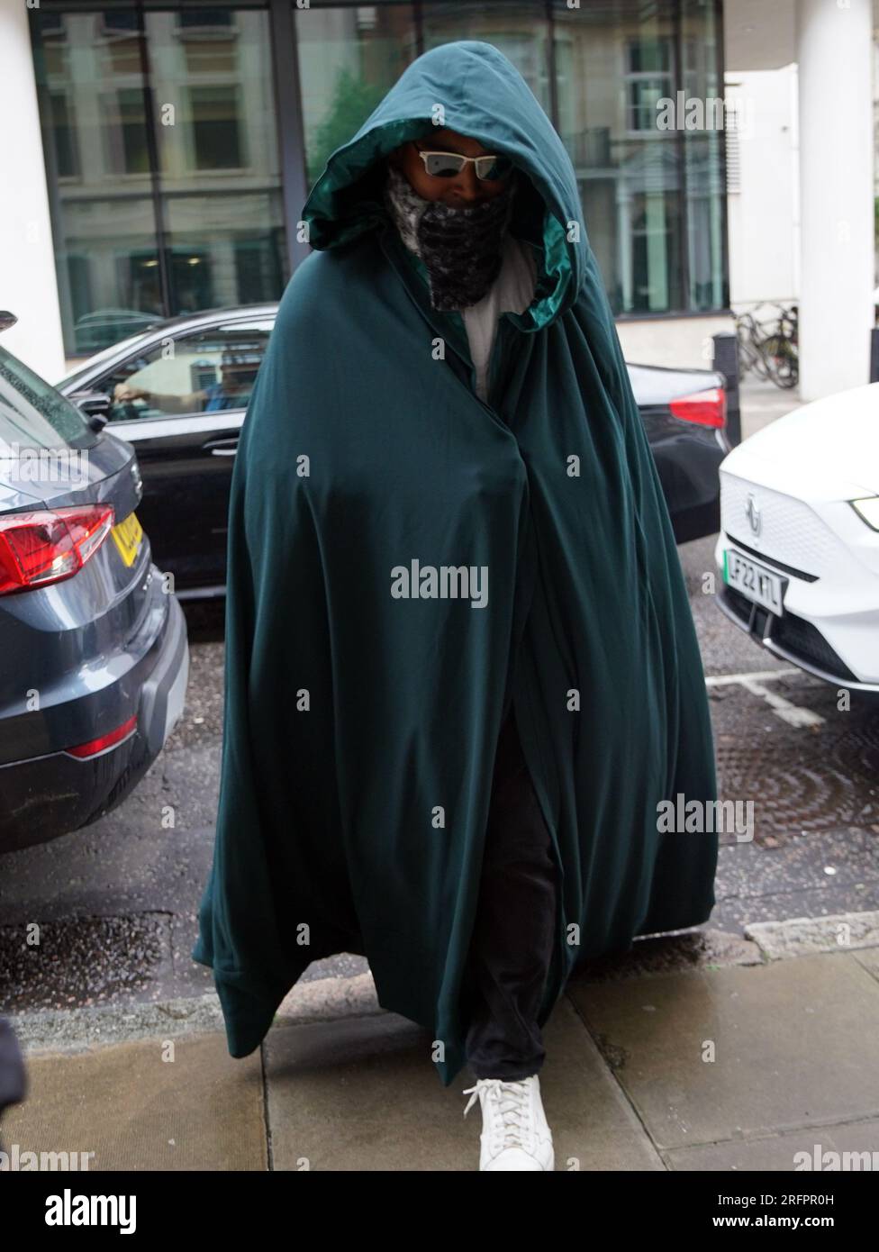 Krishnan Guru-Murthy arrives at Wogan House in London, where they have