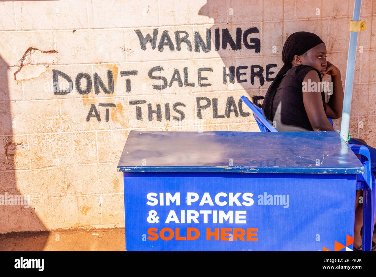 SIM card seller installed in a location where sales are prohibited