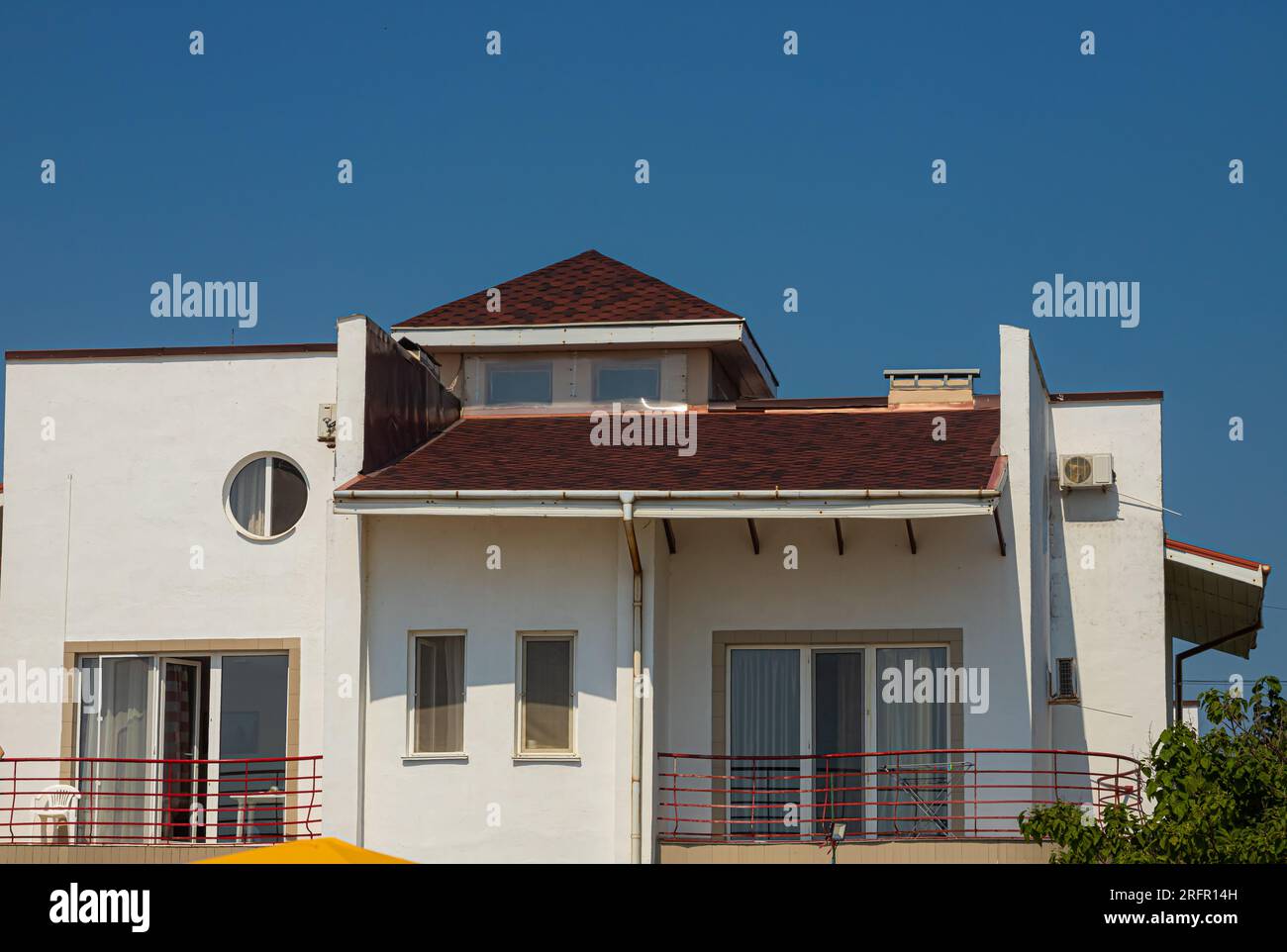 Image showcasing Modern luxury urban apartment building exterior, dwelling Stock Photo ...