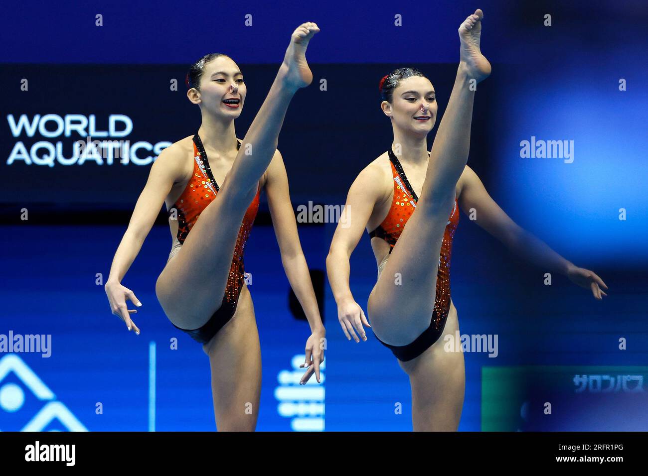 fukuoka-japan-14-july-2023-carolyn-buckle-and-kiera-gizzard-of