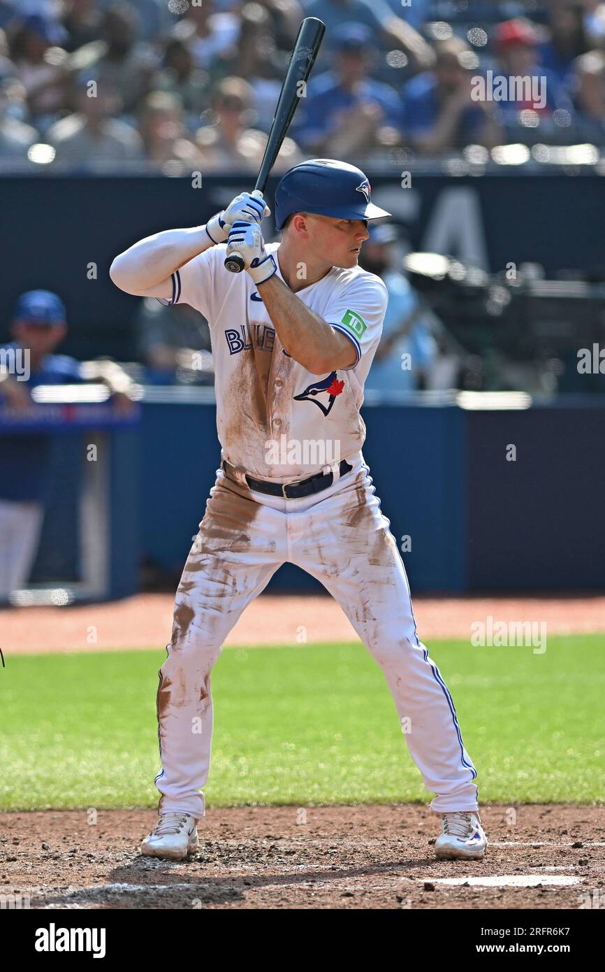 Toronto Blue Jays third baseman Matt Chapman high-fives left
