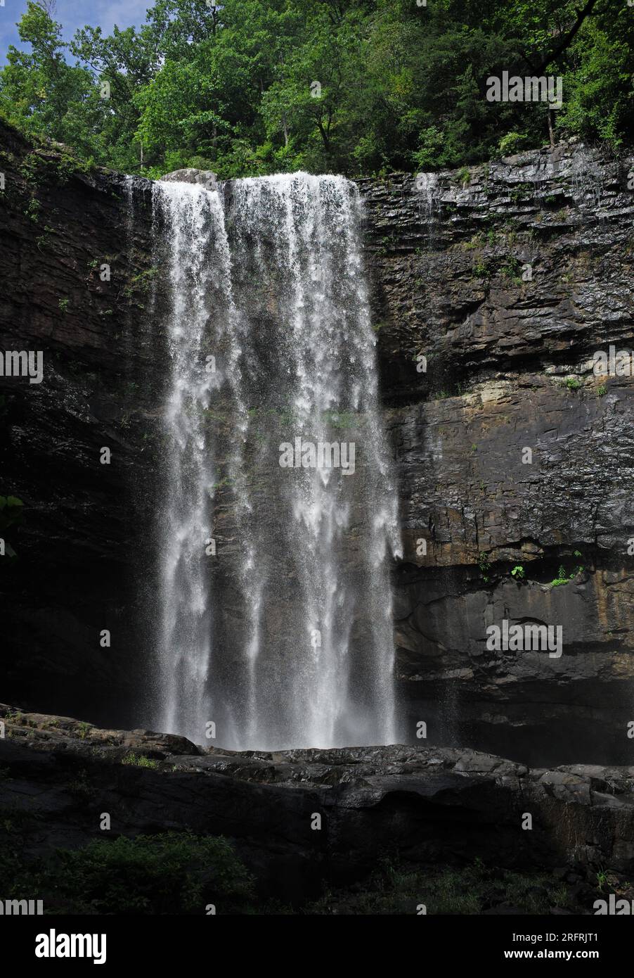 Lula Falls in northern Georgia, USA. Stock Photo