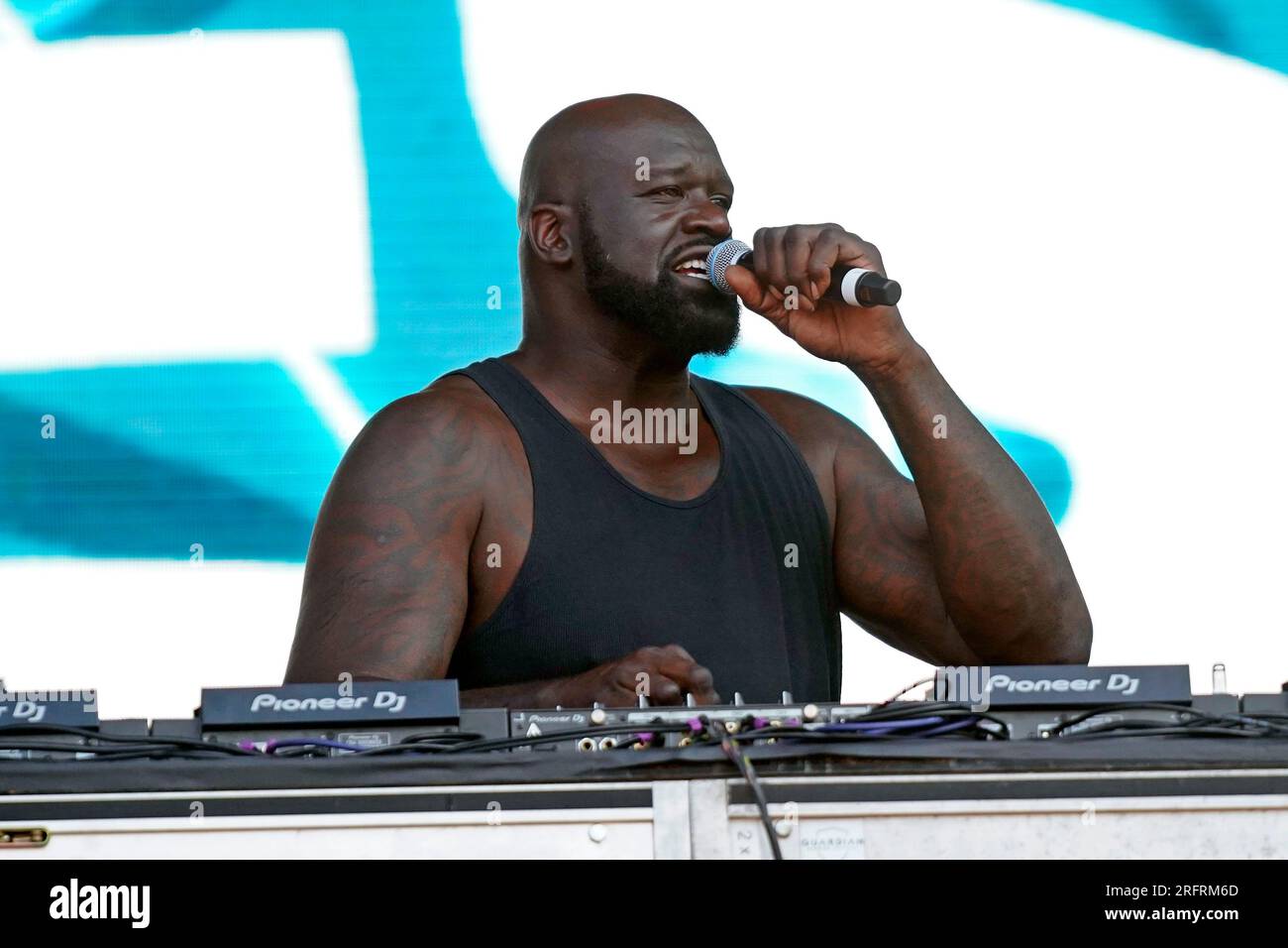 Shaquille O Neal Aka DJ Diesel Performs On Day Two Of The shaquille-o-neal-aka-dj-diesel-performs-on-day-two-of-the