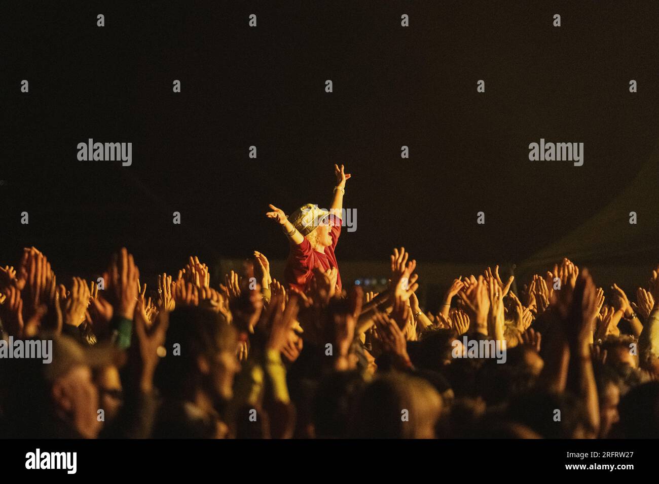 Copenhagen, Denmark. 04th, August 2023. Festival goers seen at a live