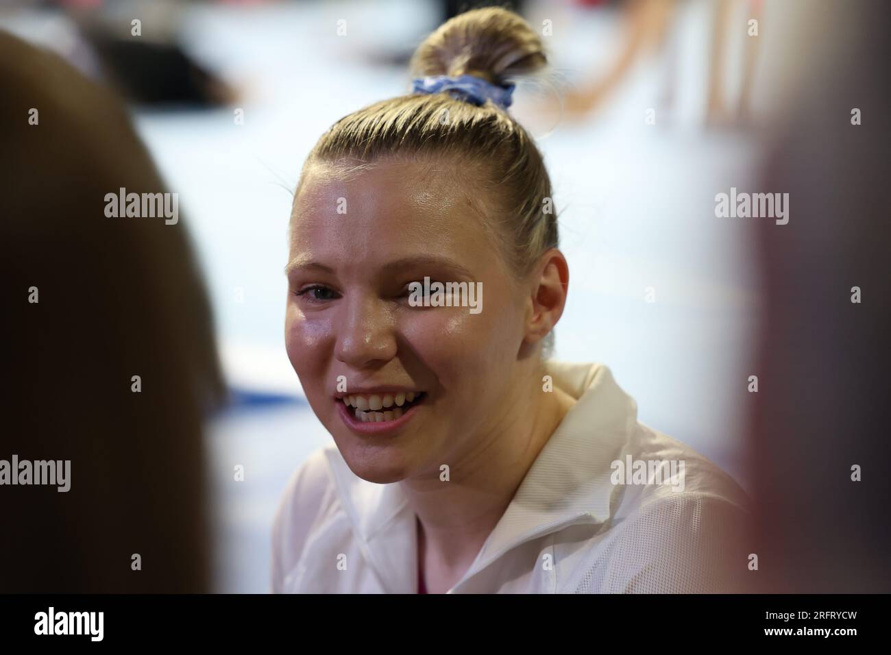August 4, 2023 Olympic gold medalist JADE CAREY during podium training