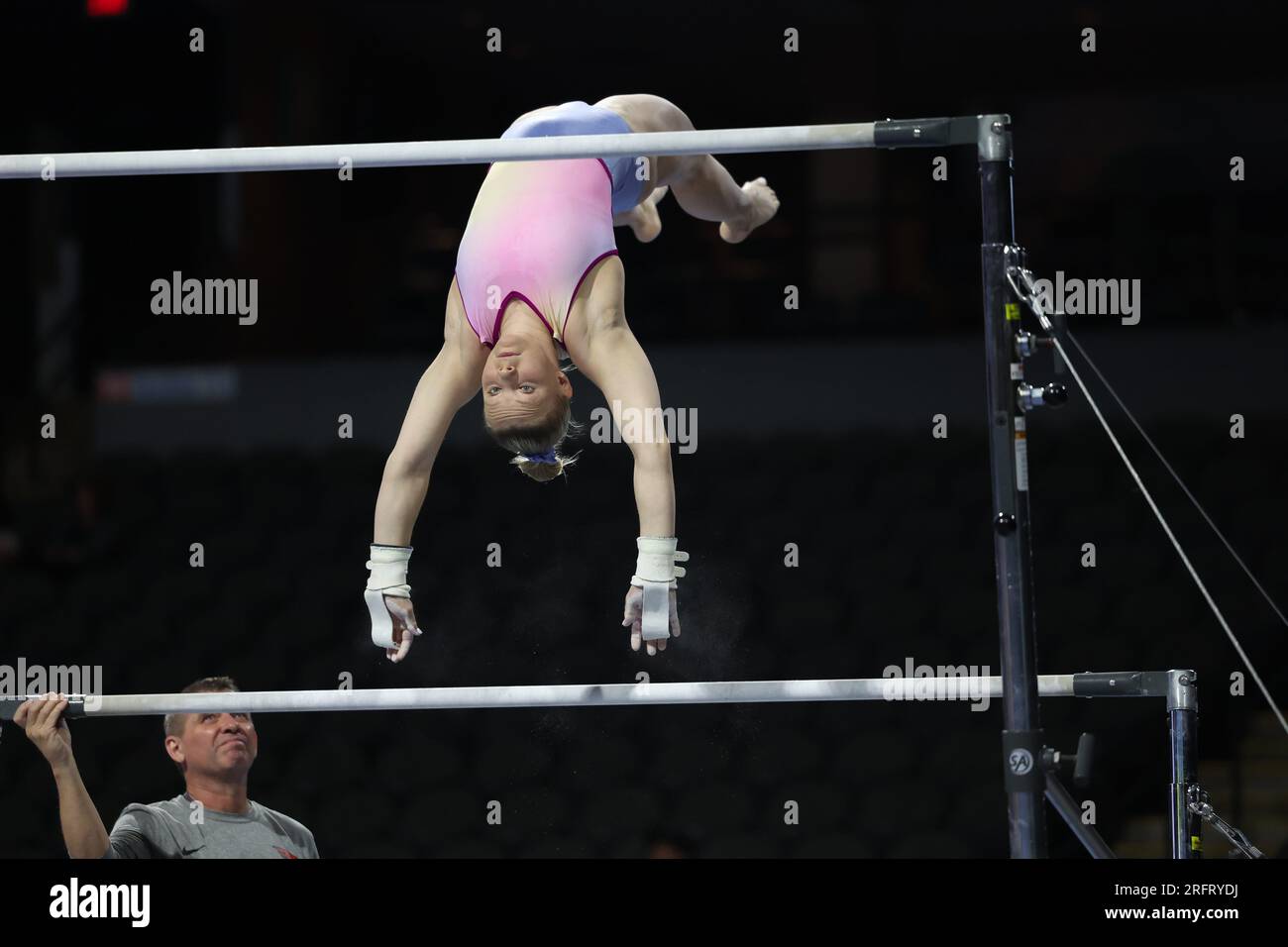 August 4, 2023 Olympic gold medalist JADE CAREY during podium training