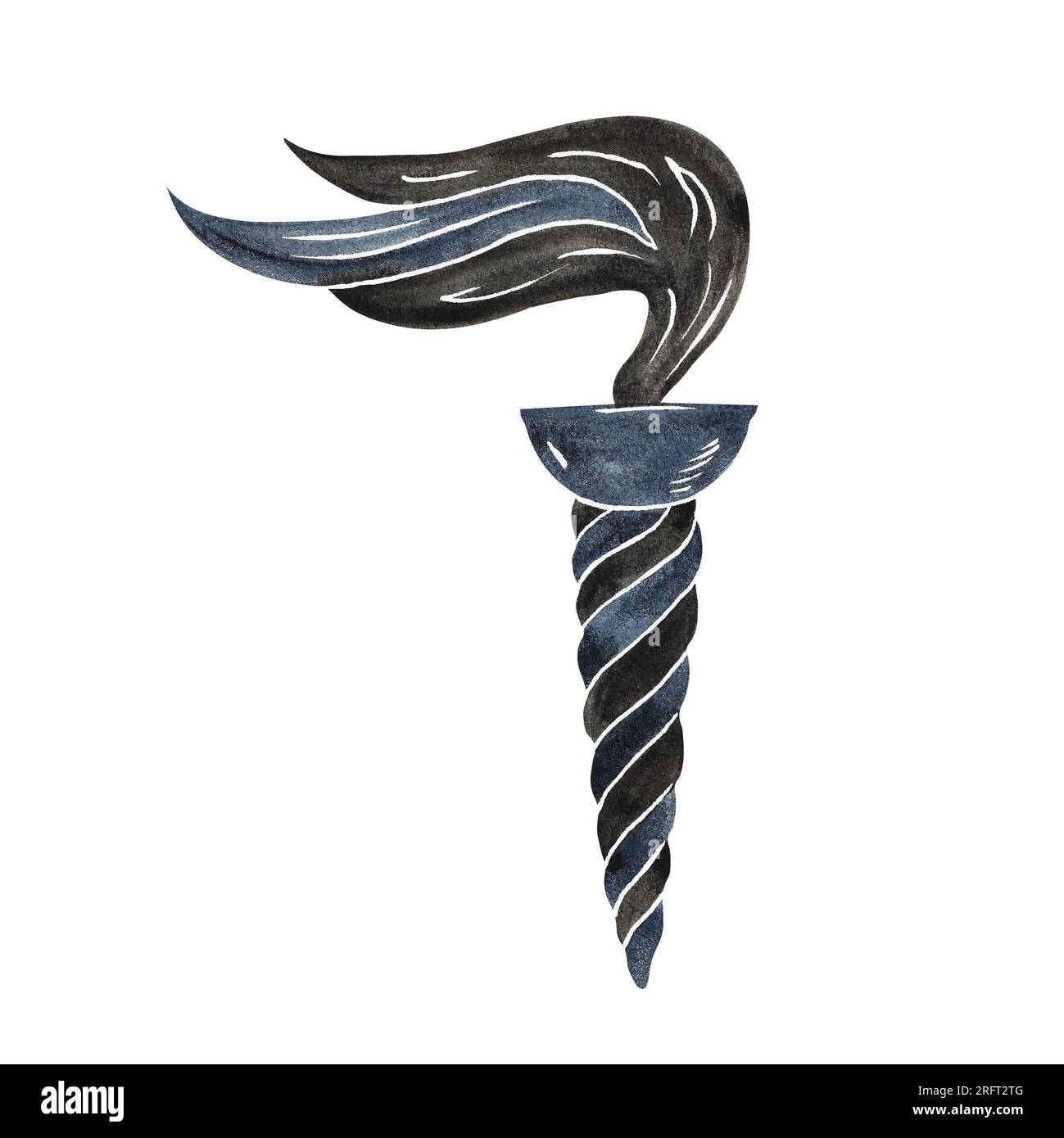 Olympic Torch Logo With Hands