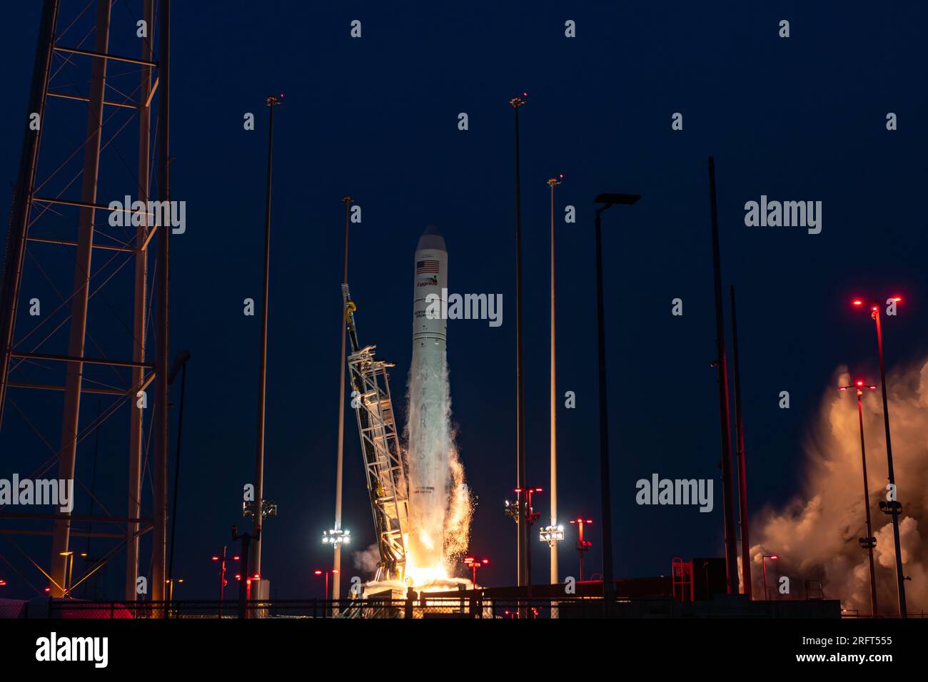 Antares 230+ Ignition Stock Photo