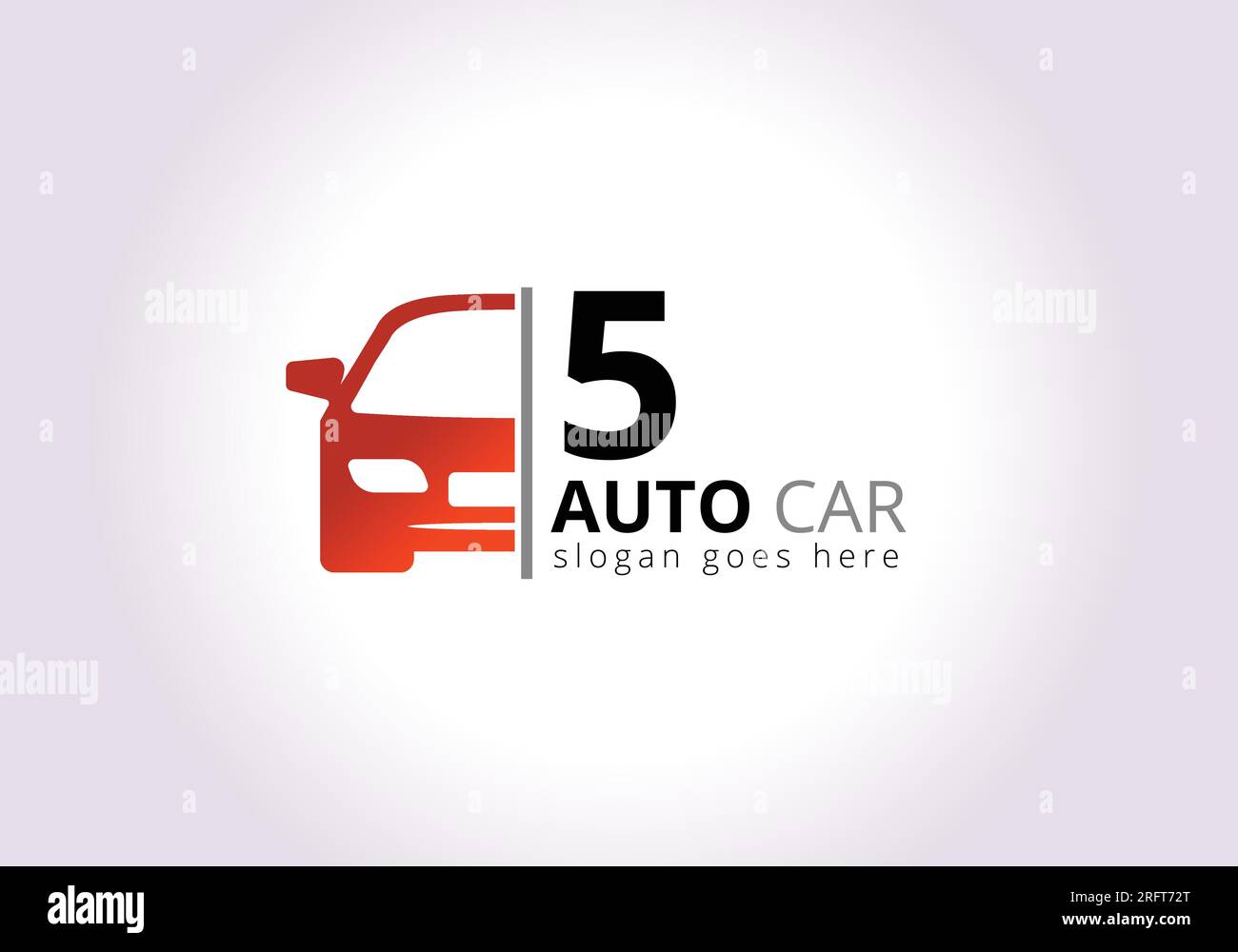 Letter 5 Car Logo Design Template Inspiration, Vector Illustration, Vehicle Logo, Automotive Logo Stock Vector