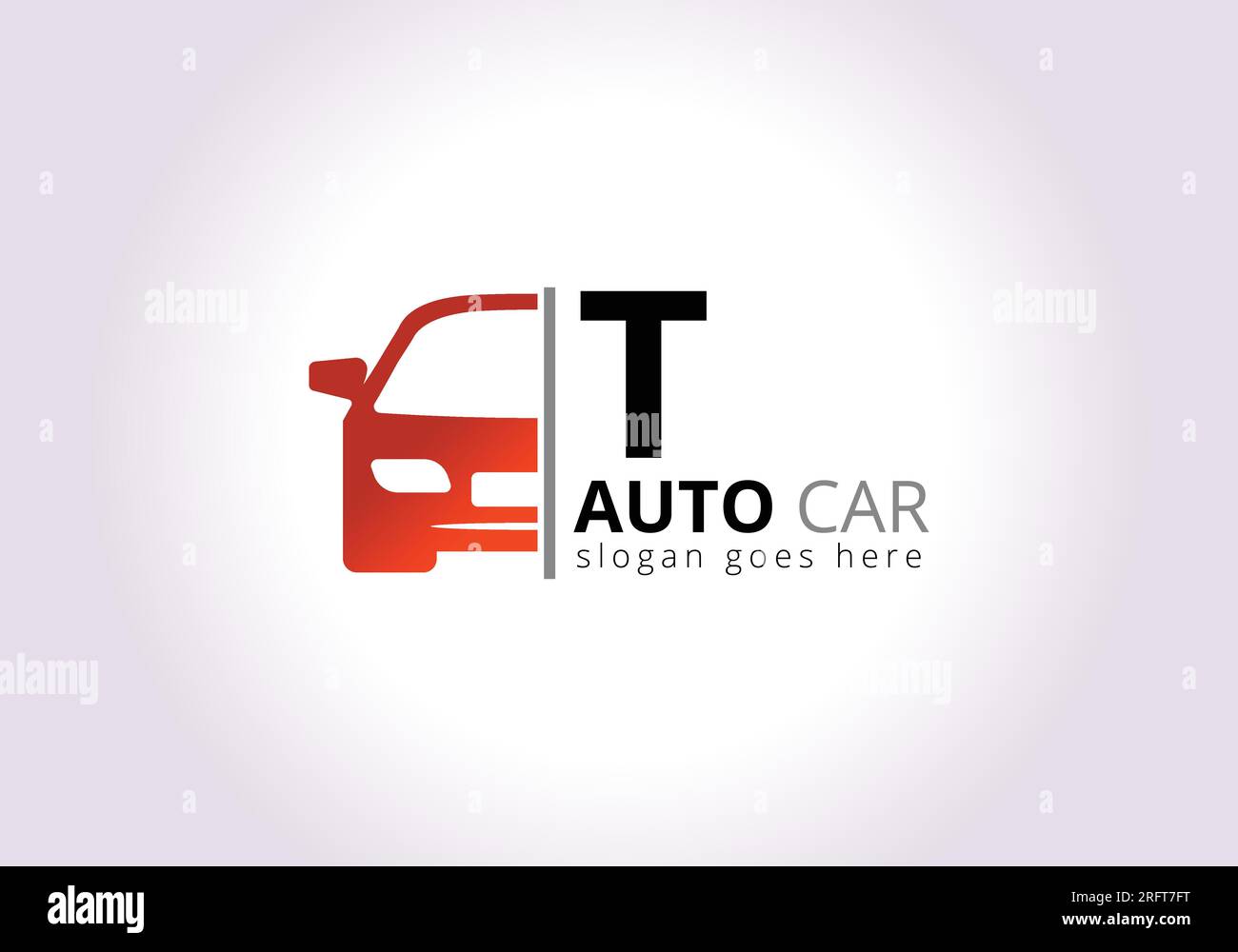 Letter T Car Logo Design Template Inspiration, Vector Illustration