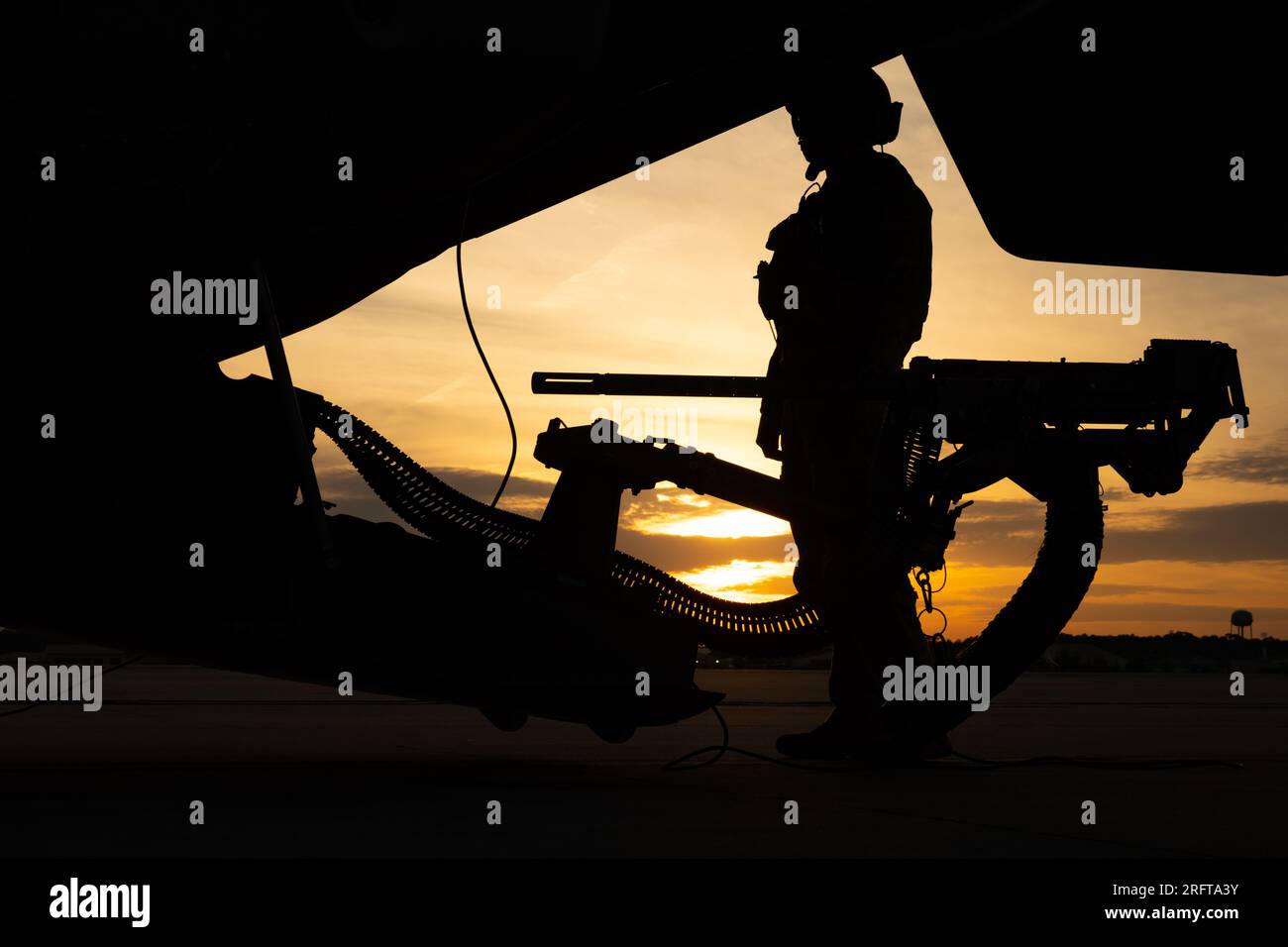 14th Weapons Squadron special mission aviator waits for takeoff at Hurlburt Field, Fla., May 4, 2023. Air Force photo by Bailey Wyman Stock Photo