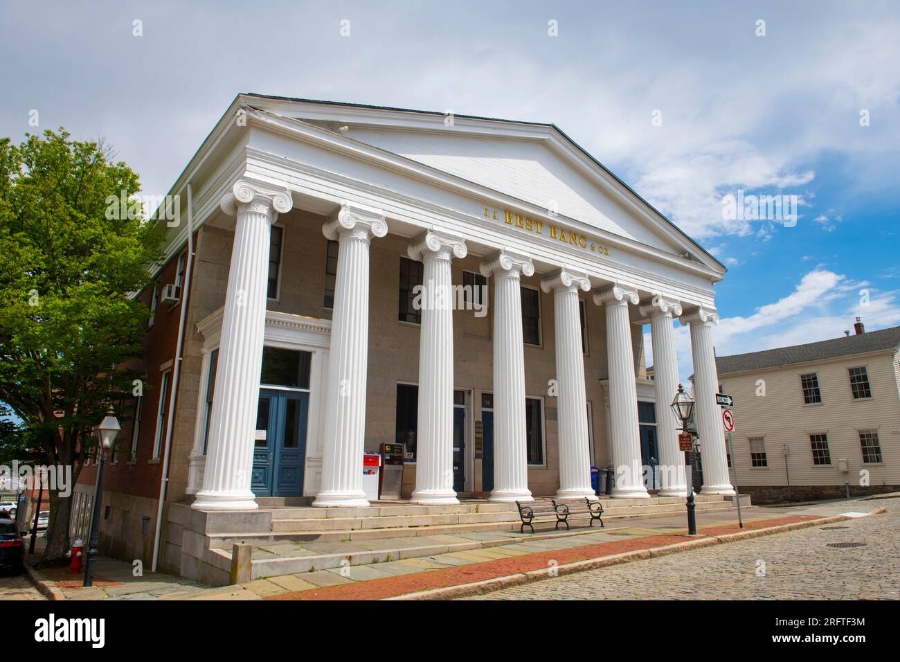 Double Bank Building on Water Street in New Bedford Whaling National