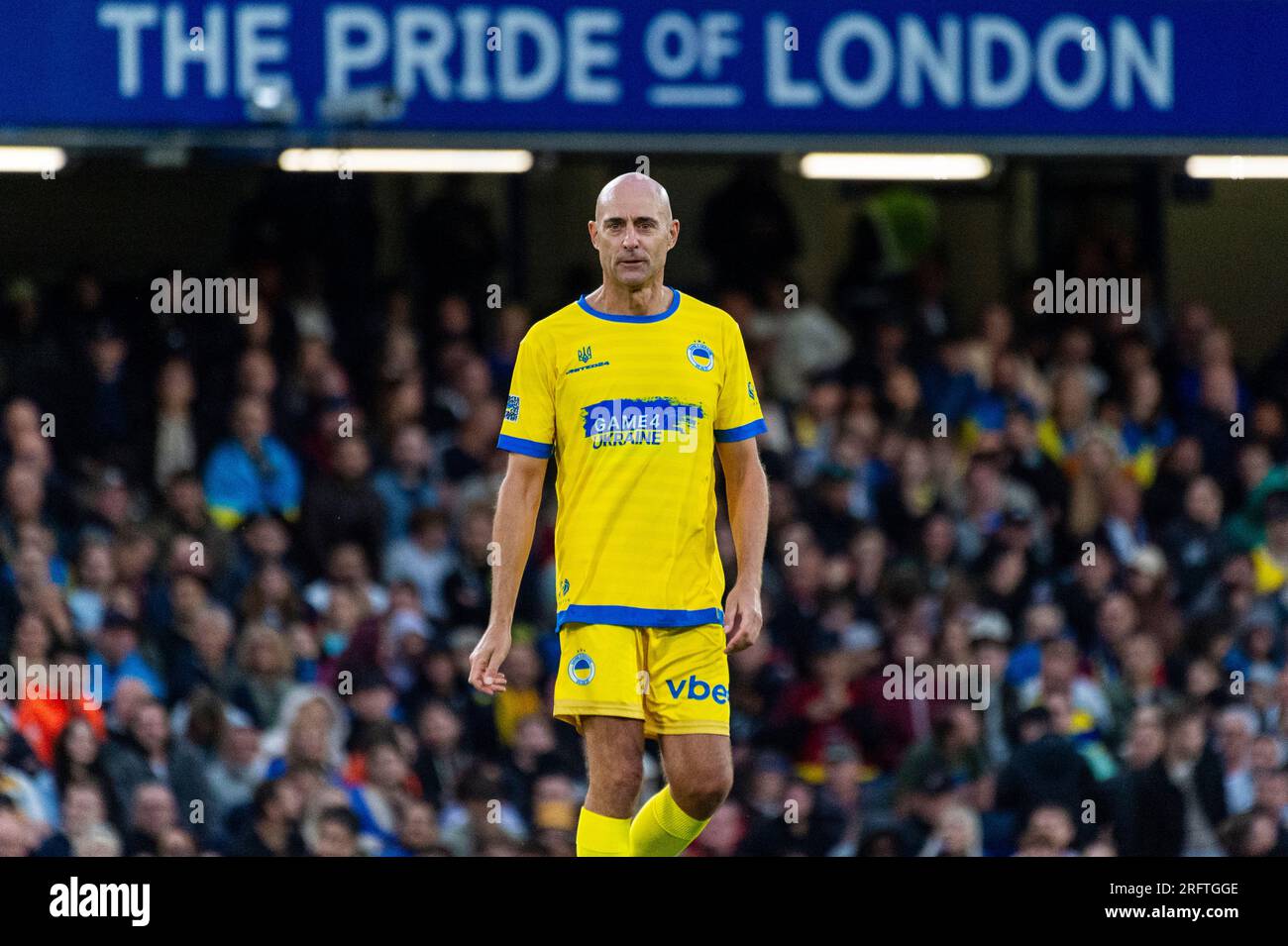 London, UK. 5 August 2023. Mark Strong, wearing the number 60, on his