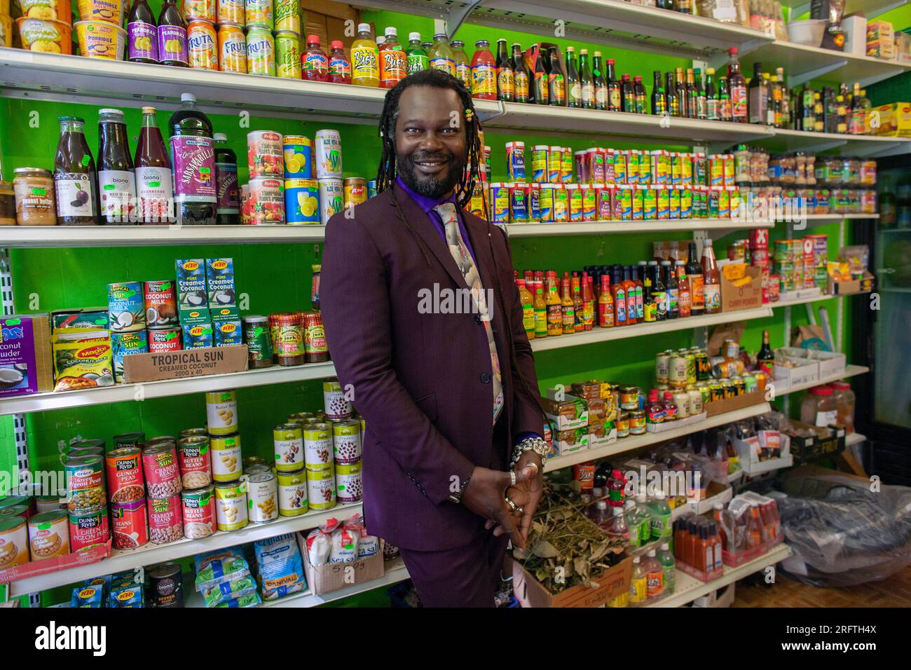 Levi Roots British-Jamaican musician and TV personality Stock Photo
