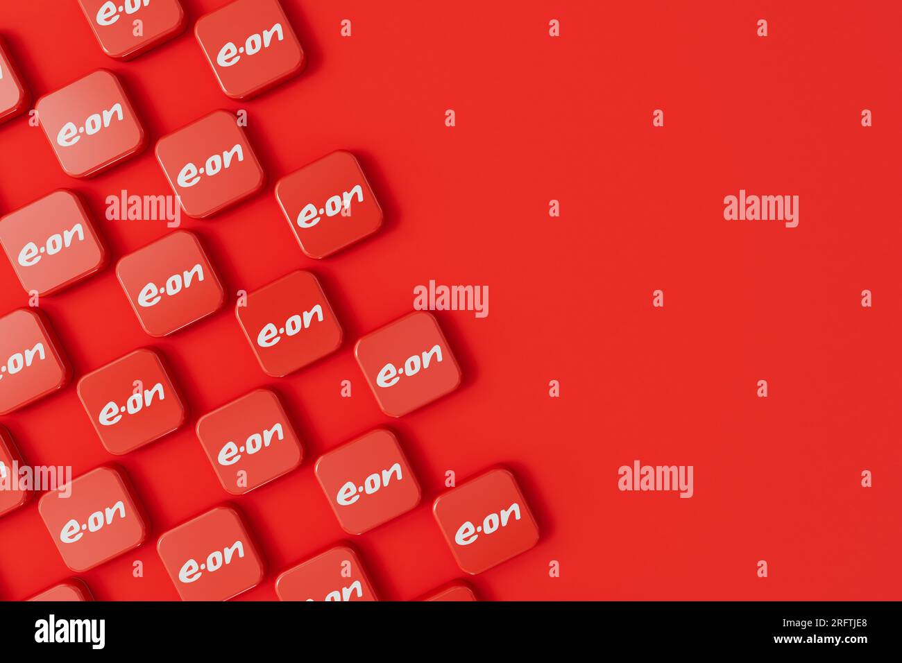 LONDON, UK July 2023 Eon gas and electricity energy supplier